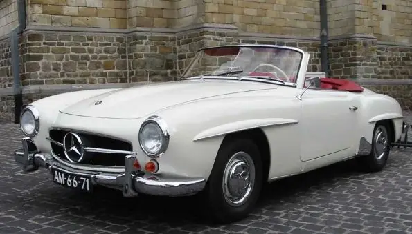 Miniature Norev Mercedes 190sl (W121) Spider Fermé 1955 1/18 B66040710