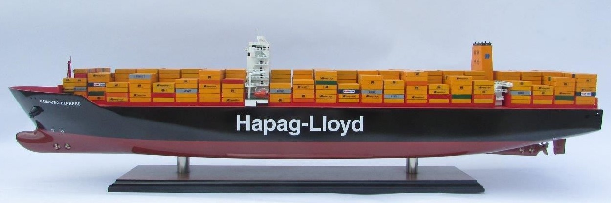 Hapag Lloyd Hamburg Ex. Konteyner Yük Gemisi 93 cm