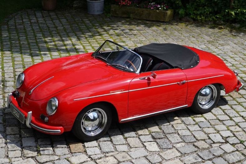 1954 Porsche 356 Speedster Kırmızı