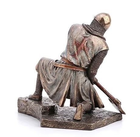 Baltalı Tapınak Şövalyesi - Orta Çağ - 18 cm