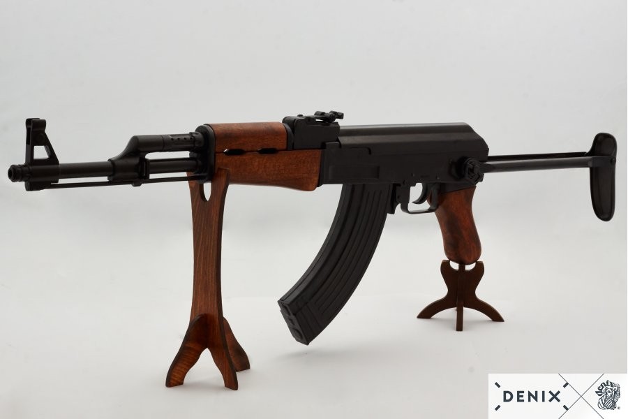 AK-47 Makineli Tüfek Seyyar Dipçikli  Rusya 1947 - Dekoratif