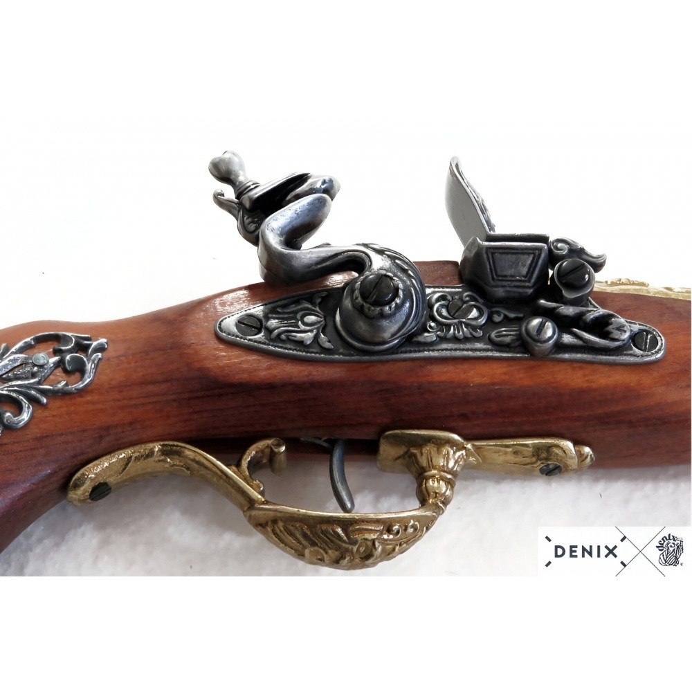 Flintlock Blunderbuss Tabanca 18.Yüzyıl Avusturya - Dekoratif