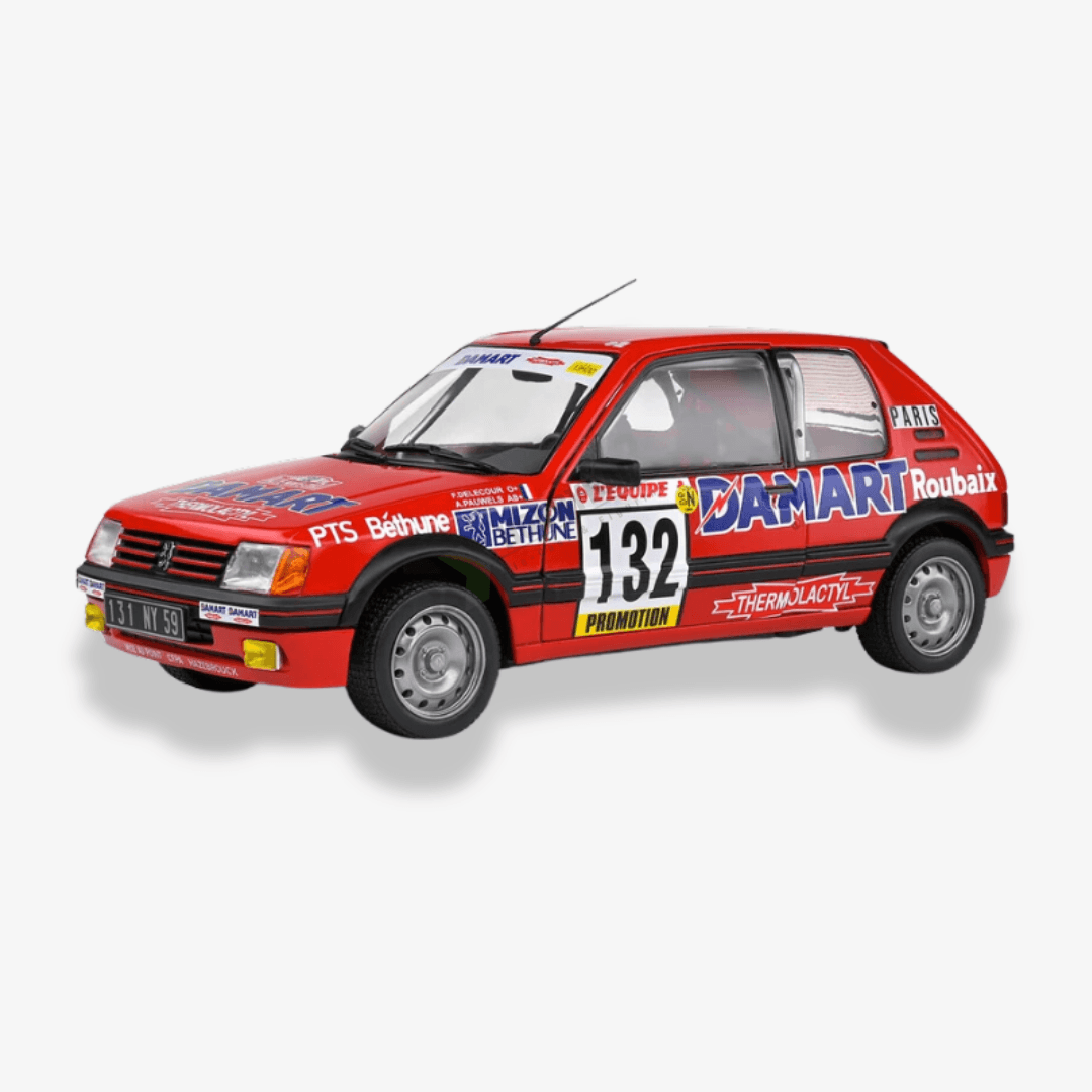 1986 Peugeot 205 GTI - Rallye Monte Carlo - #132 Delecour / Pauwels