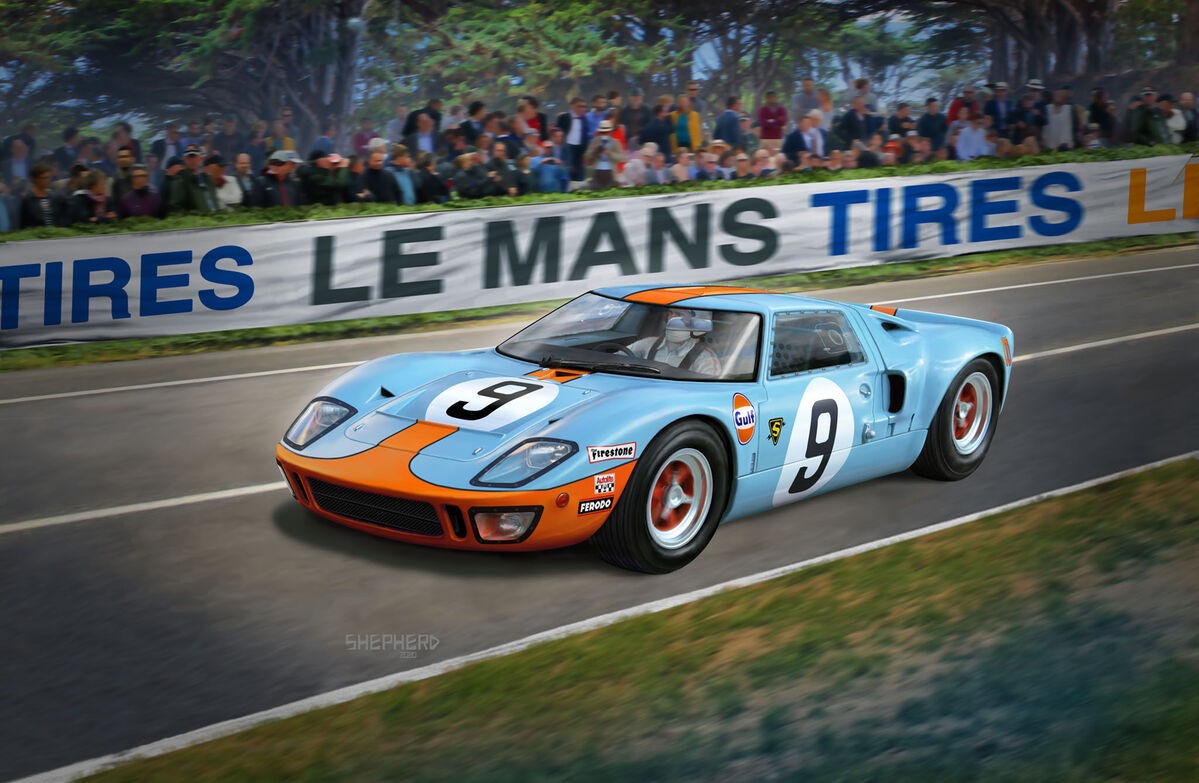 1968 Ford GT 40 MK1 Winner Le Mans 1968 P.Rodriguez