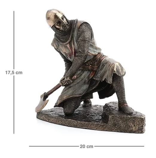 Baltalı Tapınak Şövalyesi - Orta Çağ - 18 cm