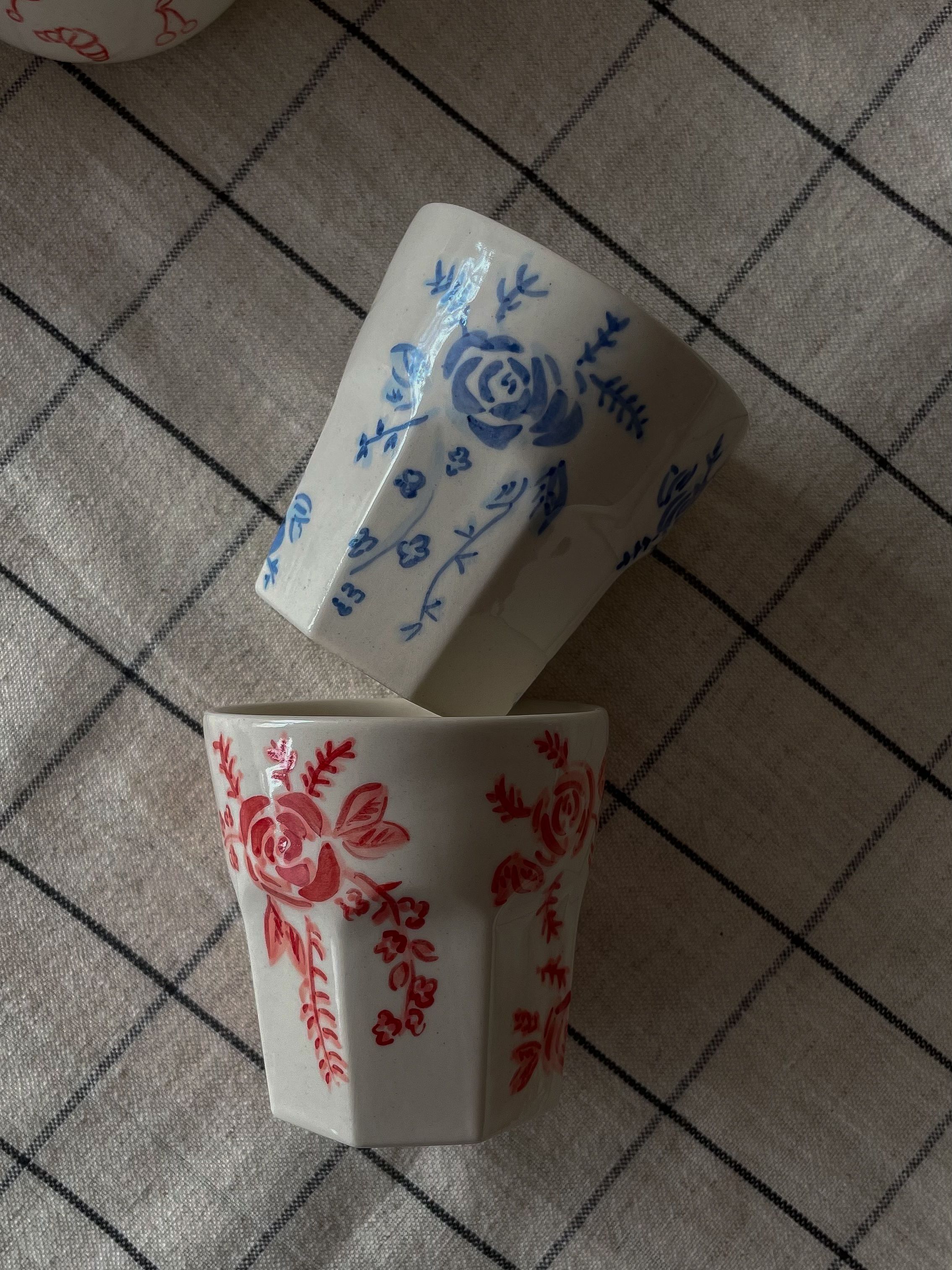 💙 Blue Bloom – Zarif Çiçeklerle Kahve Keyfi 💙