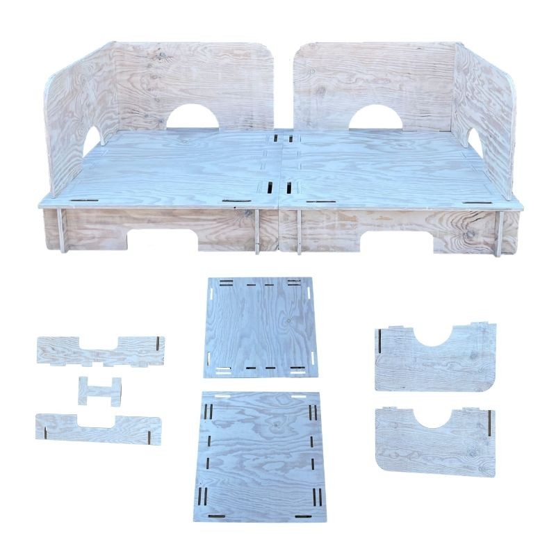 Puzzle Sofa, Puzzle Sponge Oyun Minderleri için Geliştirilmiş Kontrplak Kanepe, Koltuk