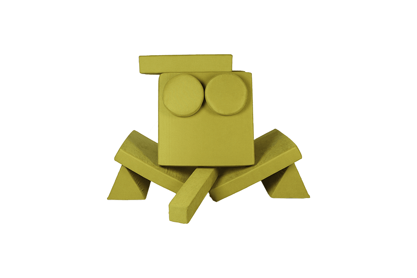10 Parçalı Yeşil Puzzle Sponge