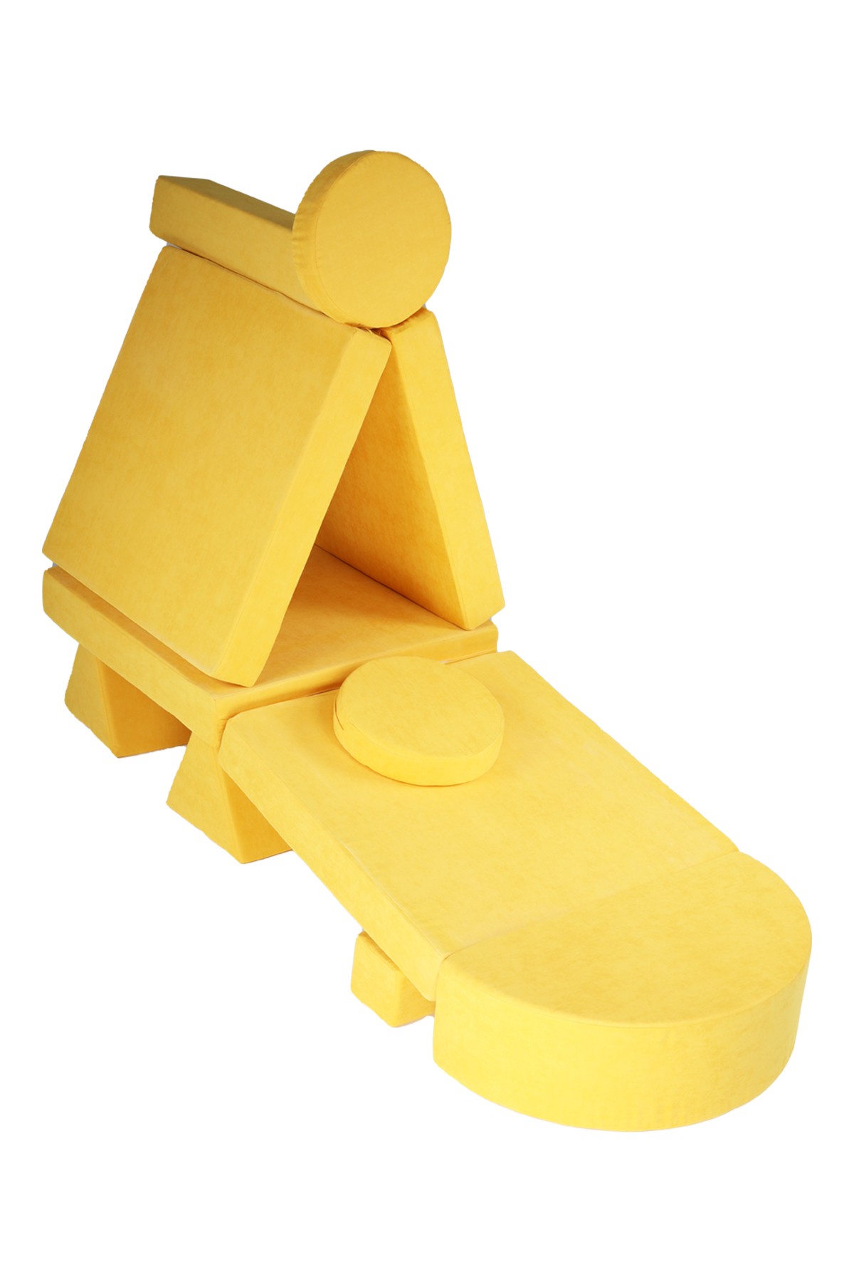 11 Parçalı Sarı Puzzle Sponge