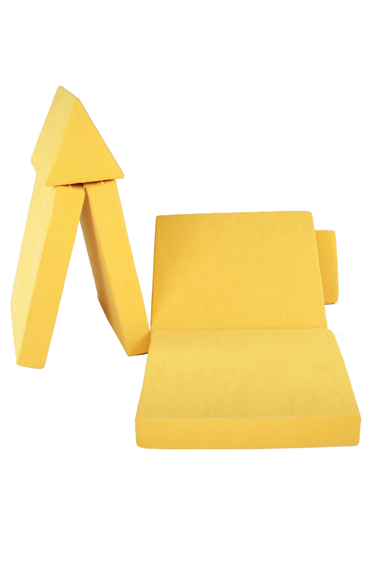 6 Pieces Yellow Puzzle Sponge