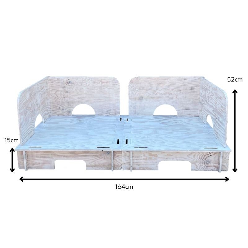 Puzzle Sofa, Puzzle Sponge Oyun Minderleri için Geliştirilmiş Kontrplak Kanepe, Koltuk