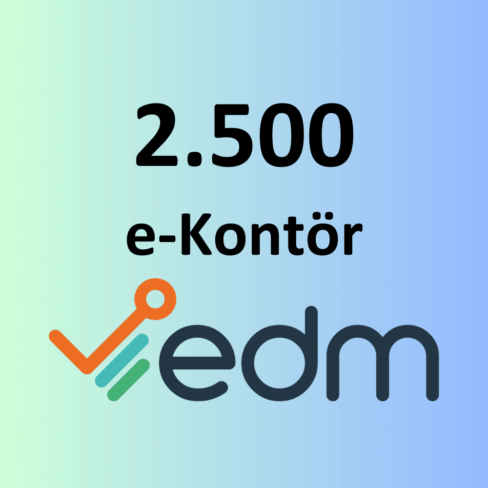 EDM 2.500 Adet e-Fatura Kontör Fiyat Listesi