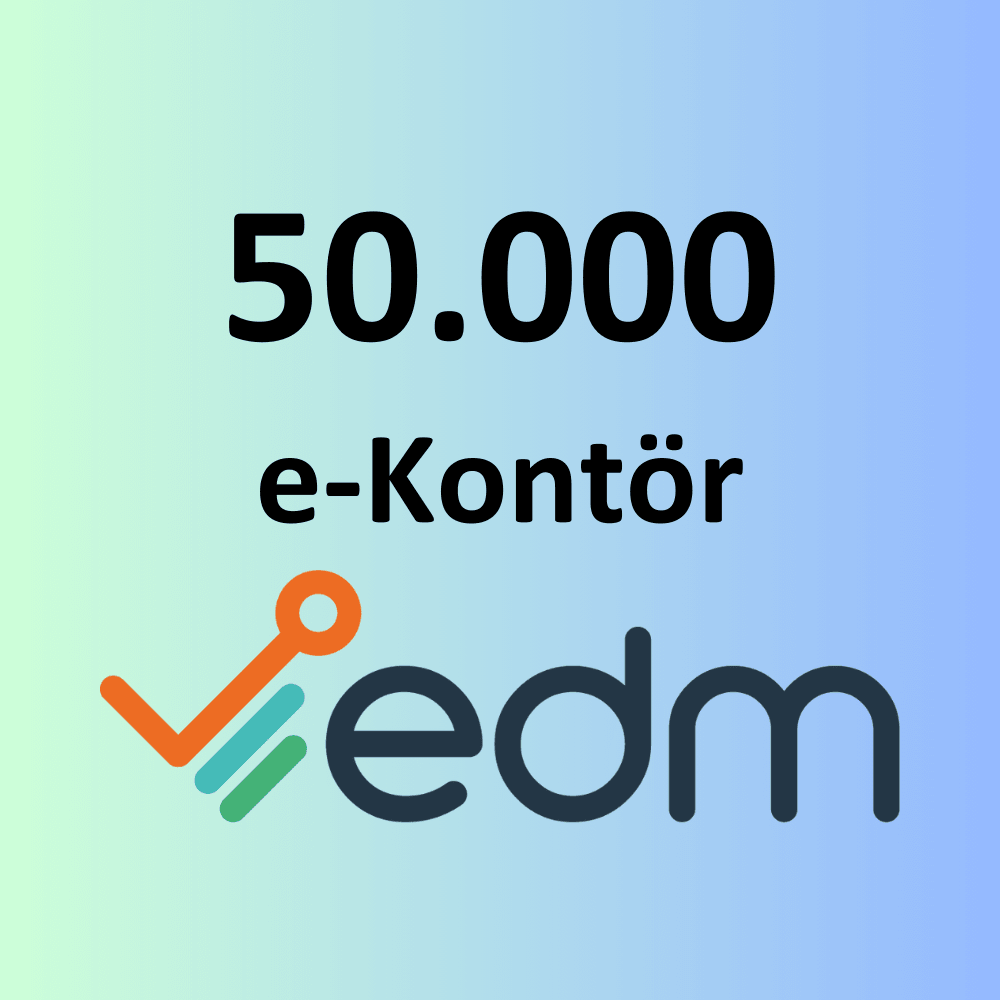 EDM 50.000 Adet e-Fatura Kontör Fiyat Listesi