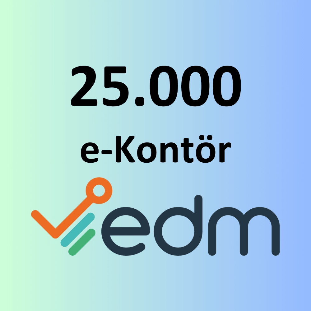 EDM 25.000 Adet e-Fatura Kontör Fiyat Listesi