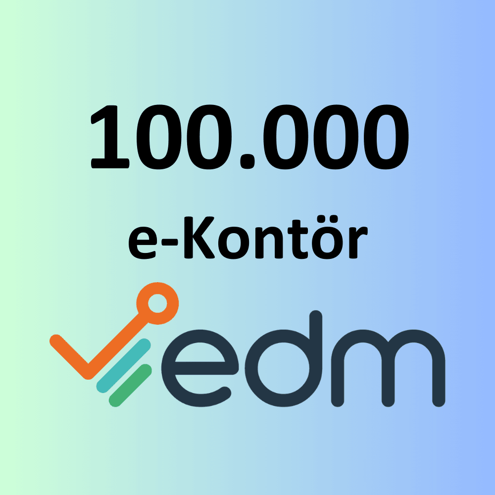 EDM 100.000 Adet e-Fatura Kontör Fiyat Listesi