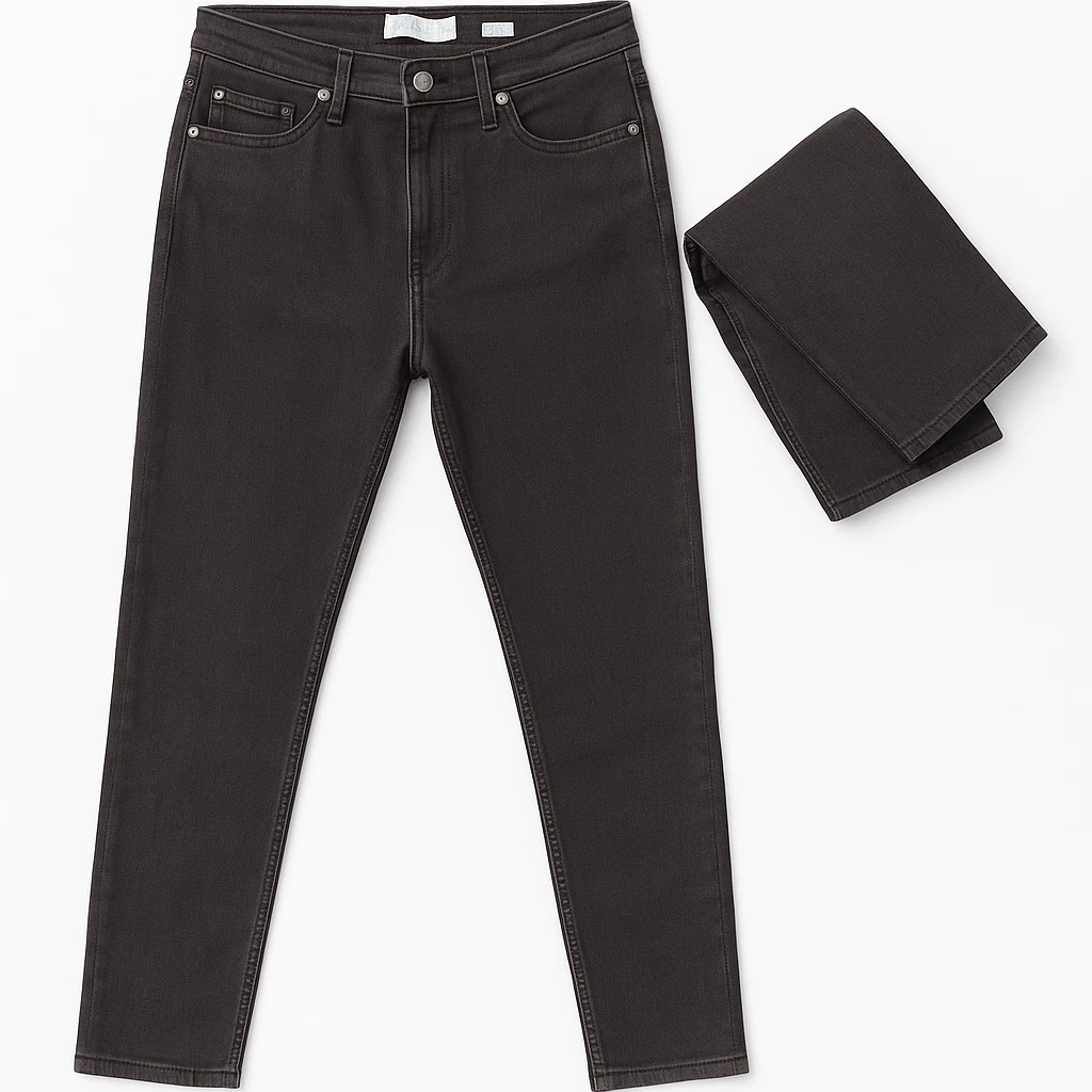 Erkek Slim Fit Kahverengi Jean Pantolon