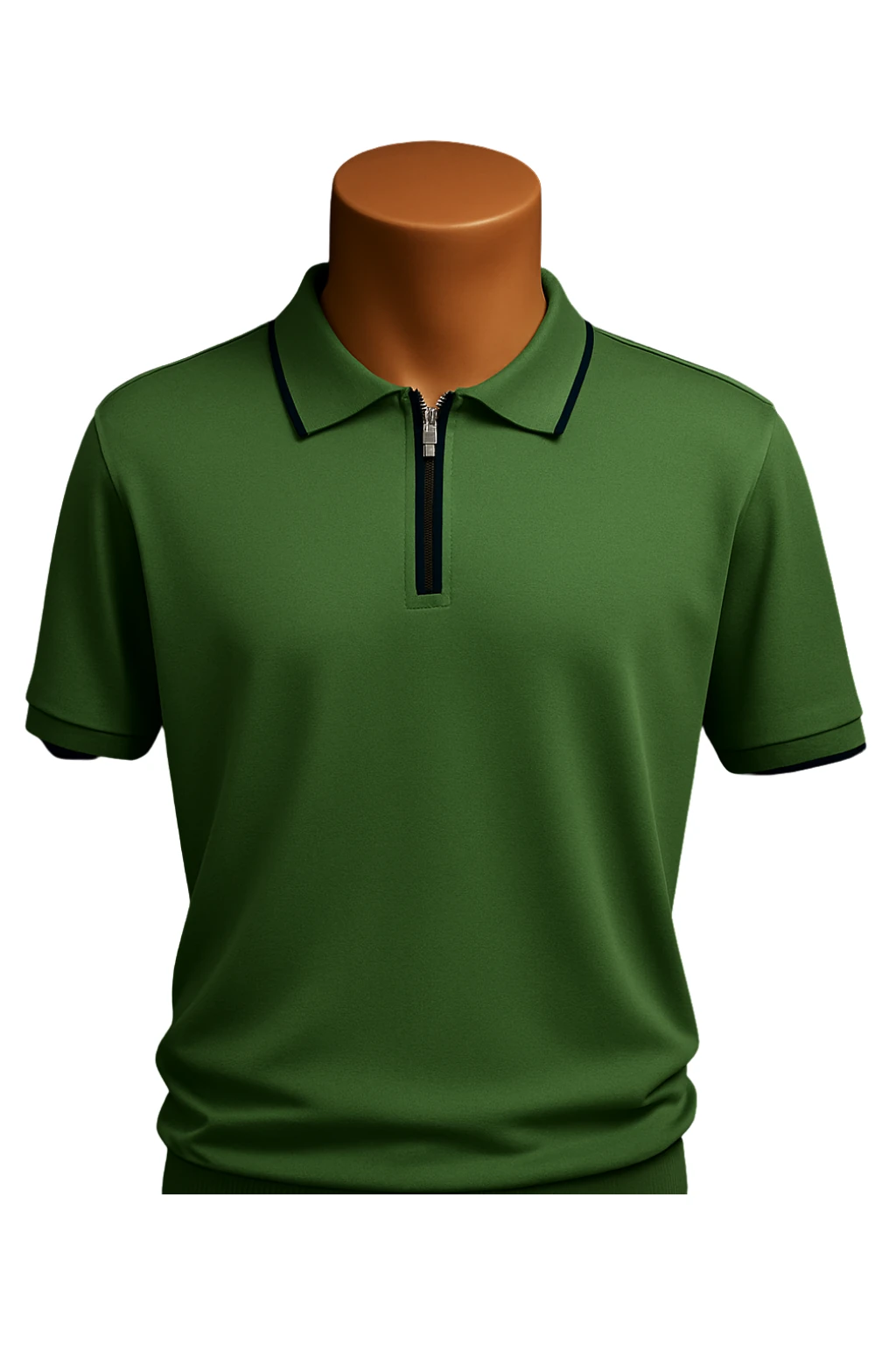 Polo yaka, kısa kollu tişört