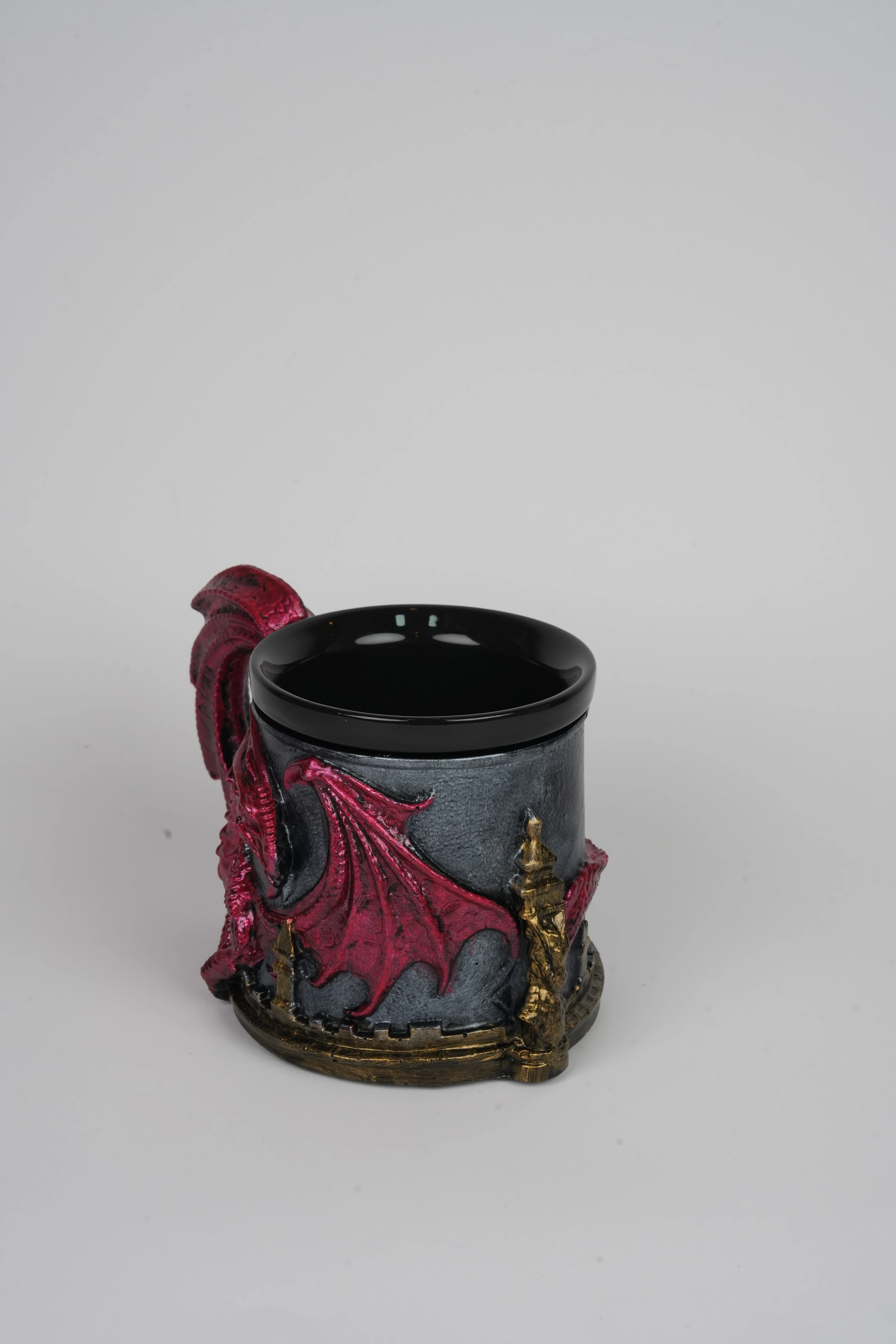 3D Tasarım Kupa - Ejderha Temalı Kupa