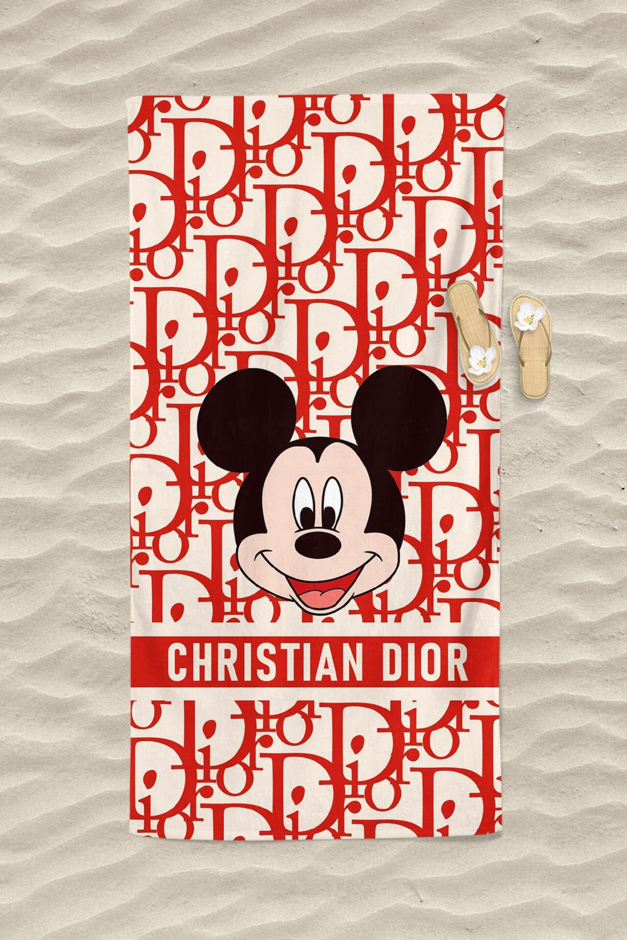 Plaj Havlusu - Mickey Mouse Dior