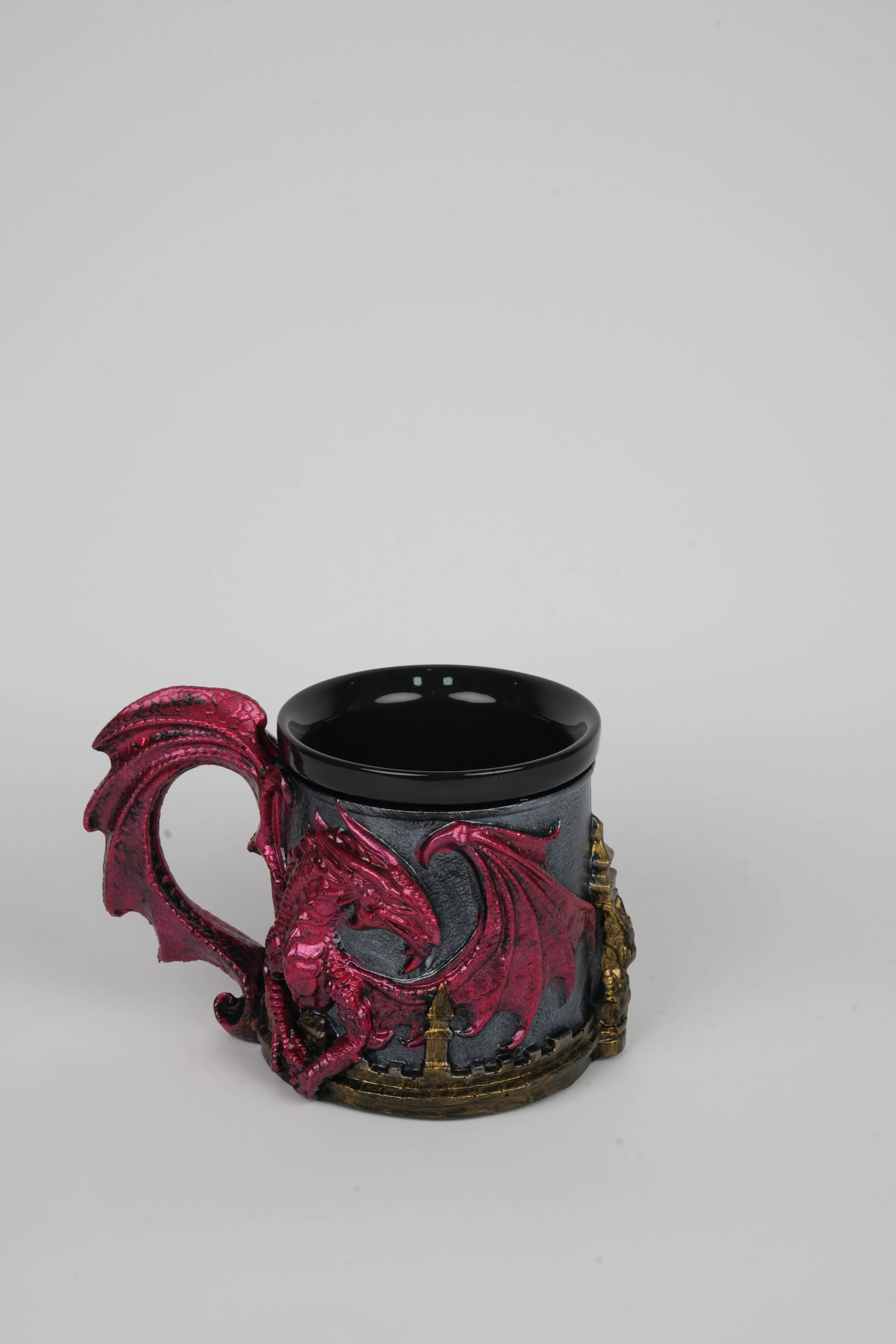 3D Tasarım Kupa - Ejderha Temalı Kupa