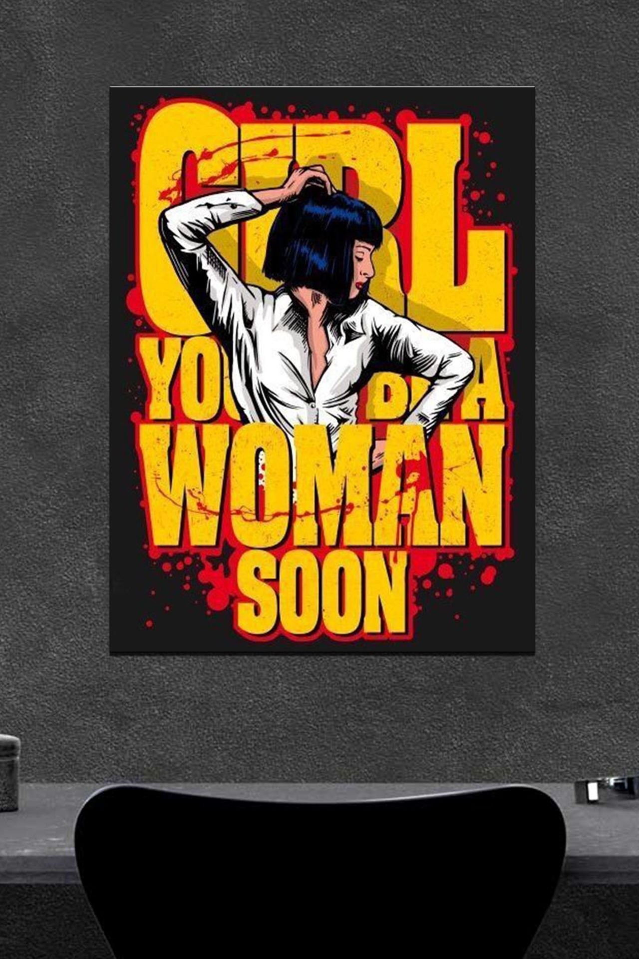 Woman Soon Ahşap Poster