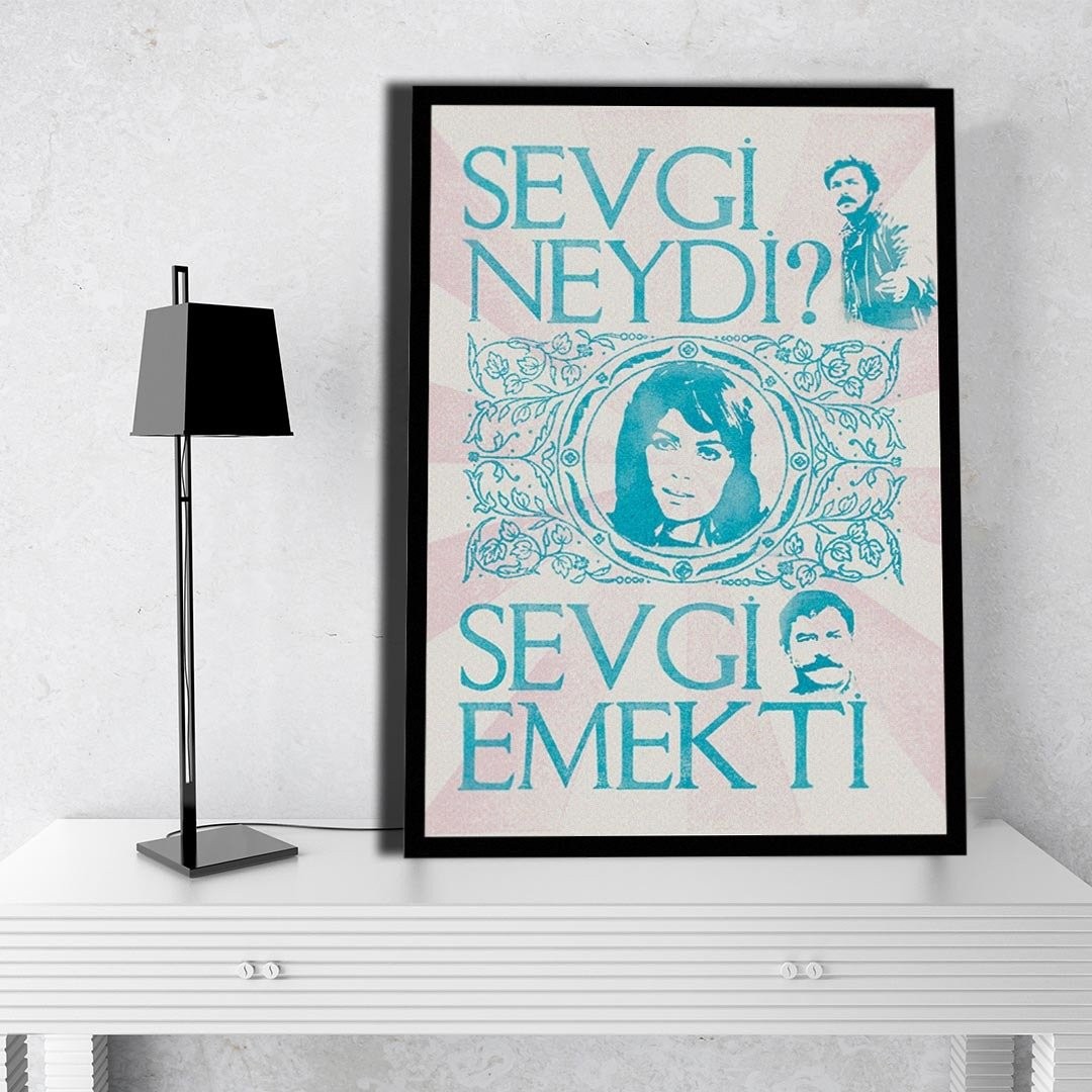 Sevgi Neydi? Ahşap Poster