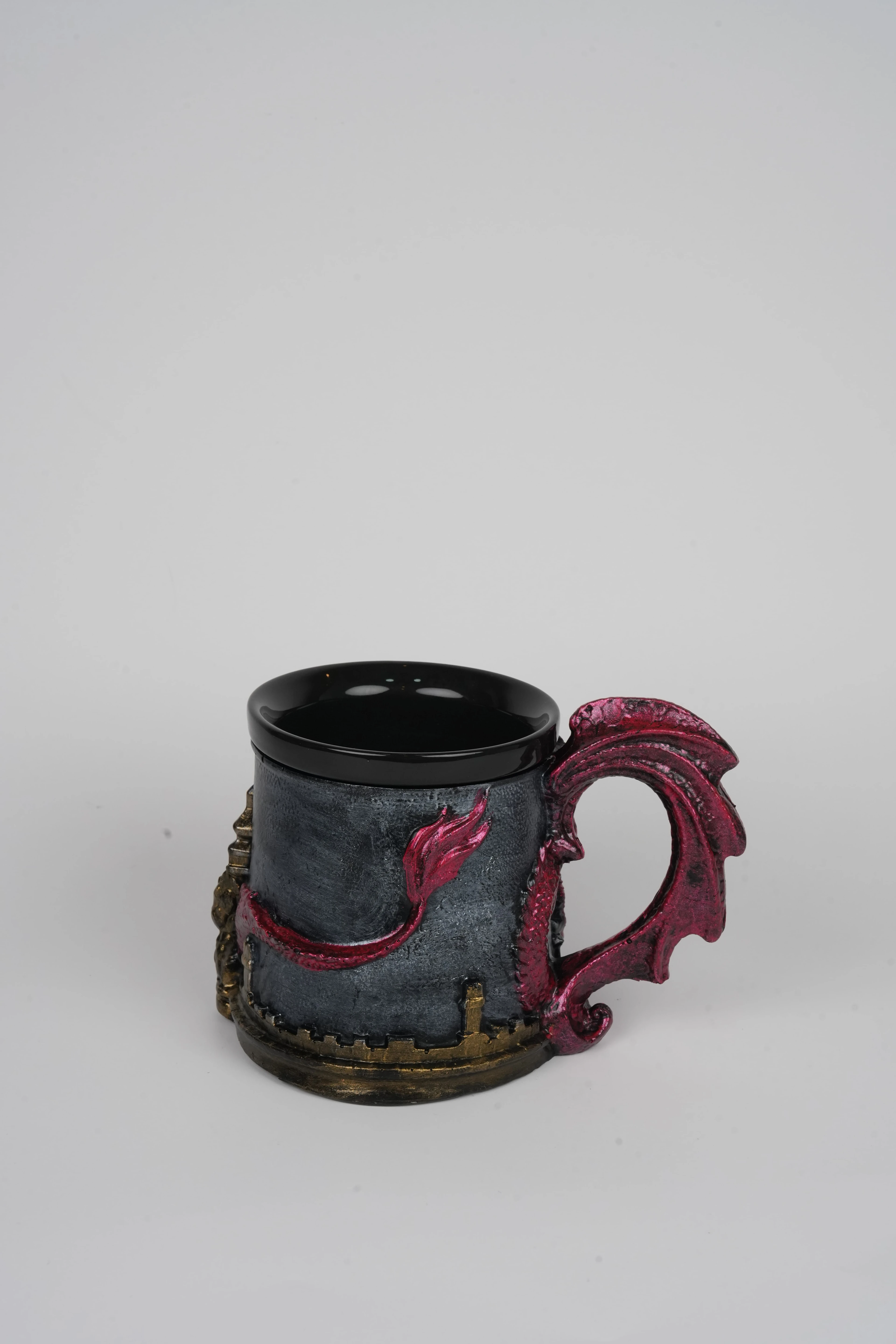 3D Tasarım Kupa - Ejderha Temalı Kupa