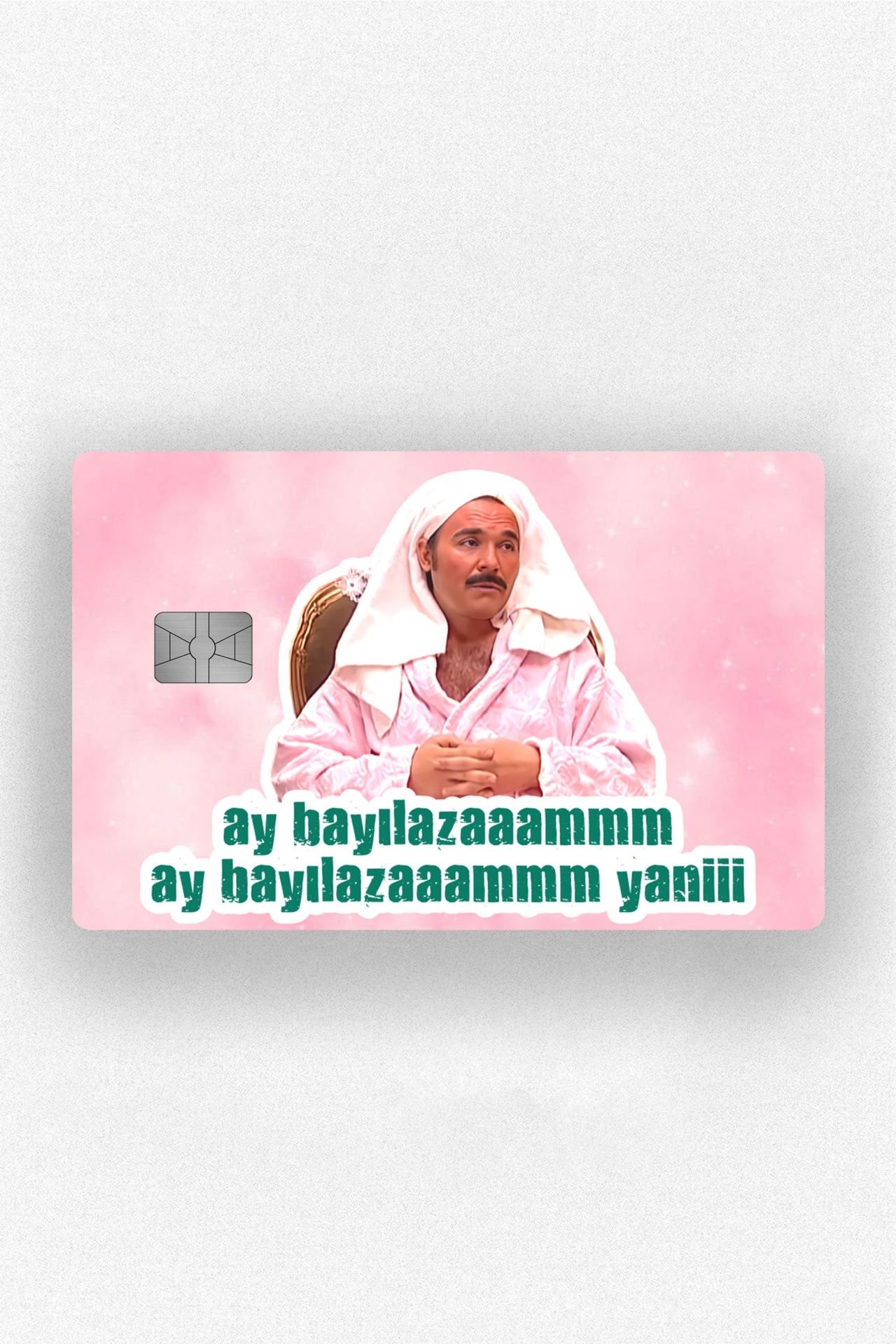 Kart Kaplama Etiketi - Burhan Ay Bayılazam