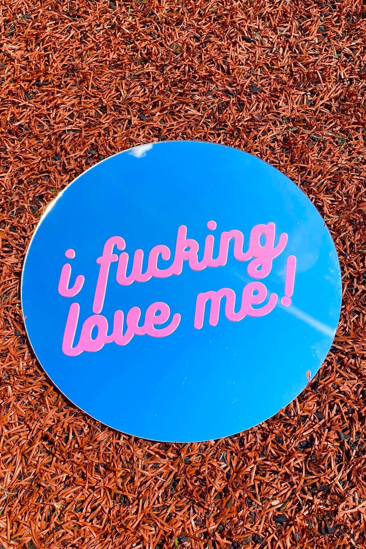 I F**king Love Me Yuvarlak Ayna