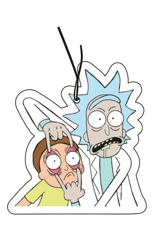 Dekoratif Oto Koku - Rick And Morty İkili Yüz