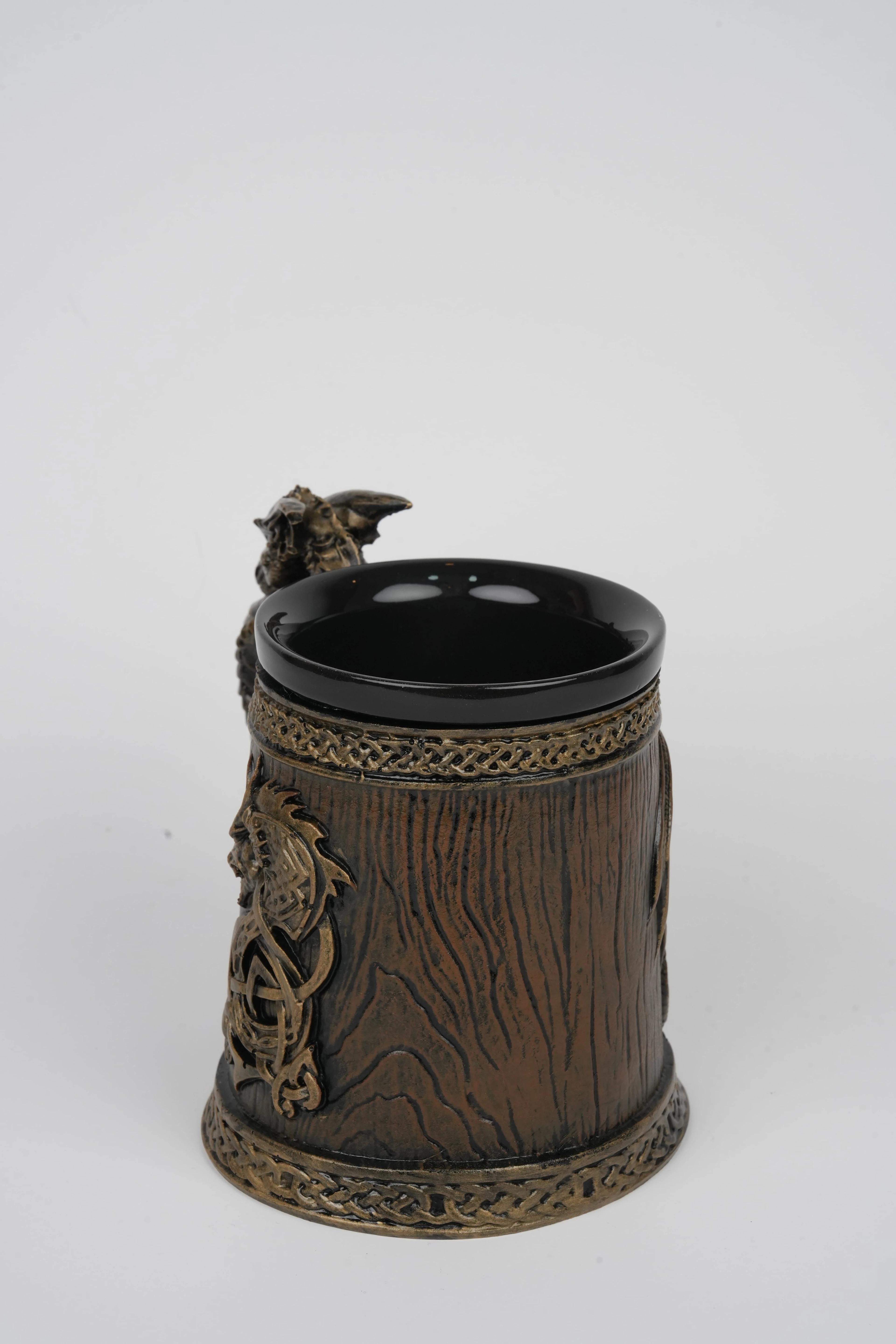 3D Tasarım Kupa - Ejderha Fıçı El Boyaması Seramik & Polyester Kupa