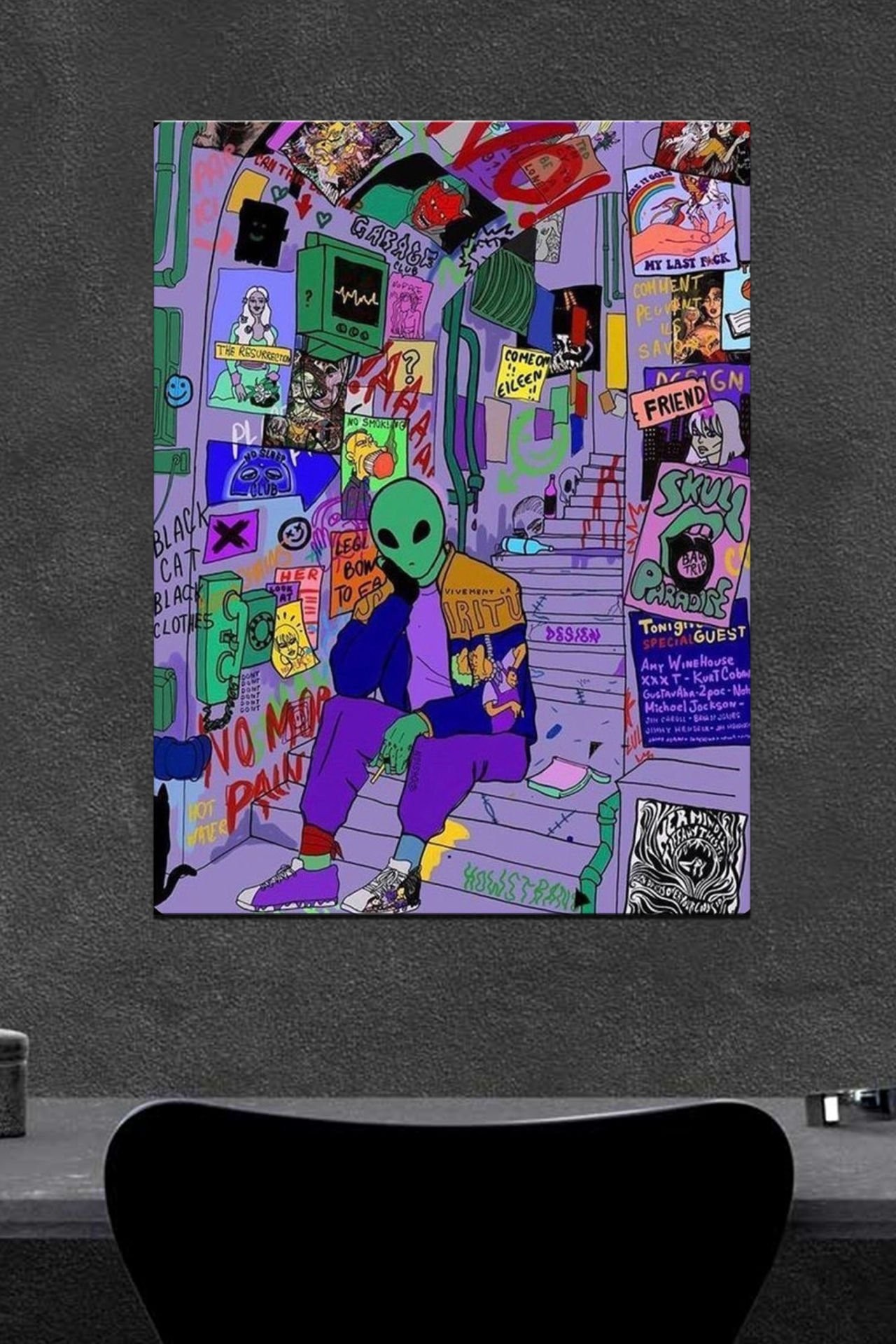 Alien 2 Ahşap Poster