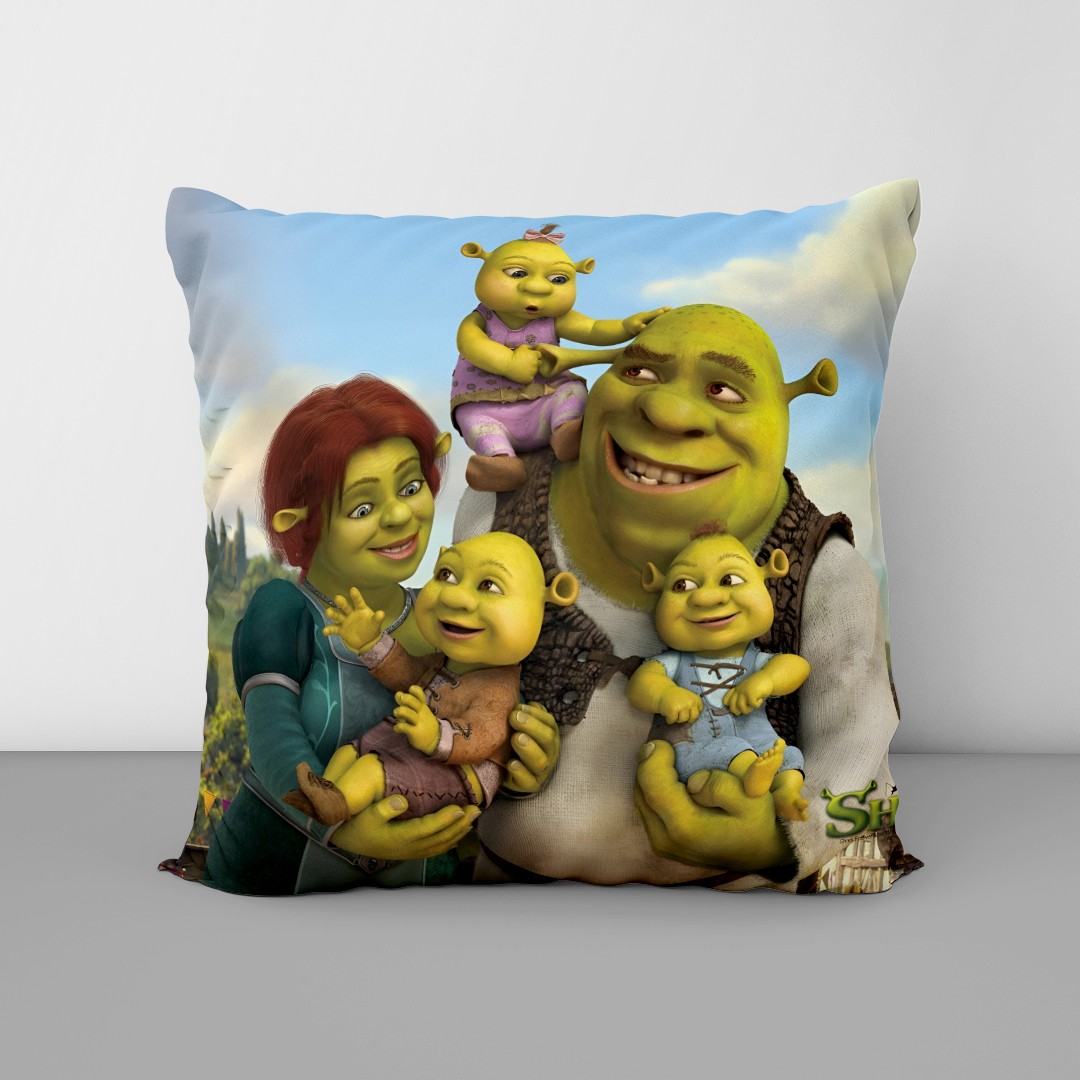 Yastık - Shrek Family 