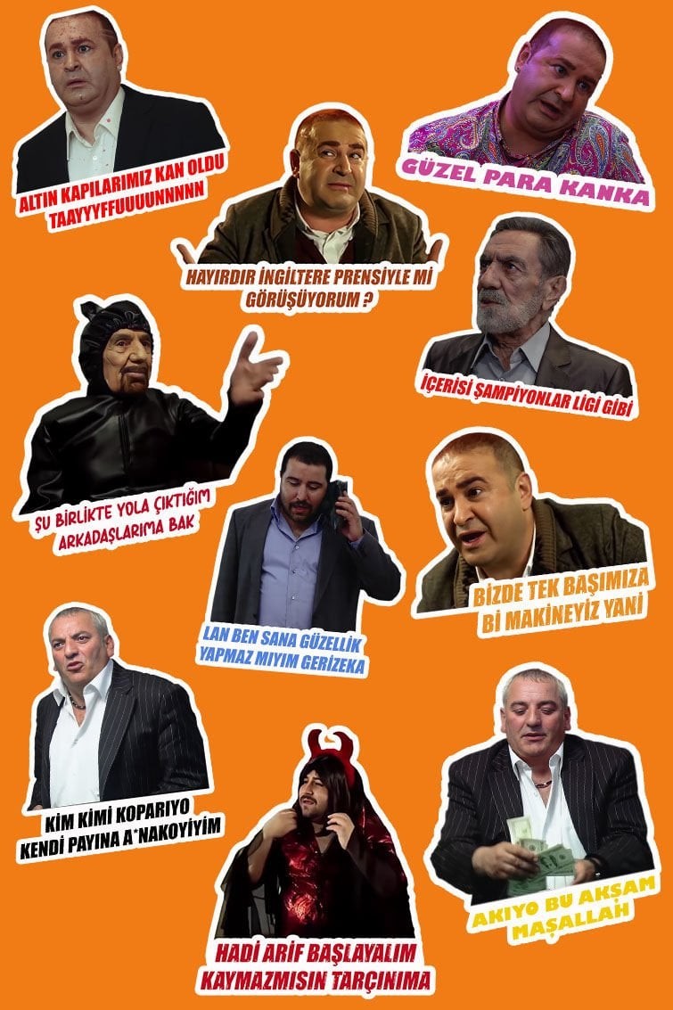 Sticker Paketi - Kolpaçino 10' lu