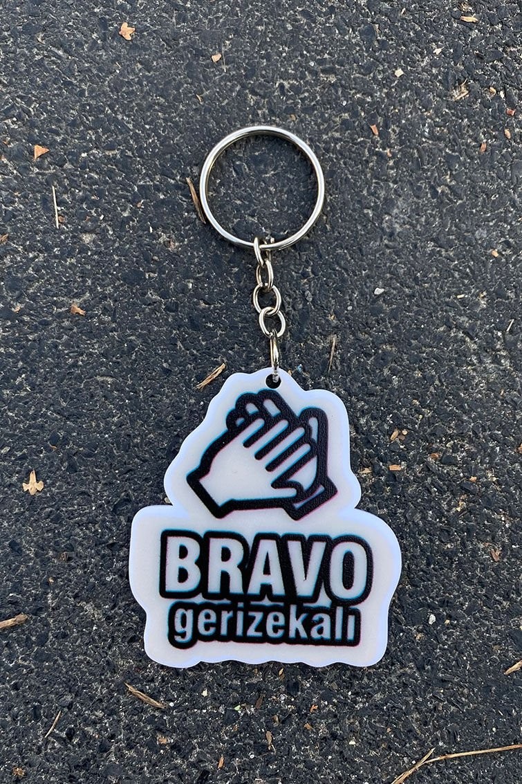 Pleksi Anahtarlık - Brawo Gerizekalı