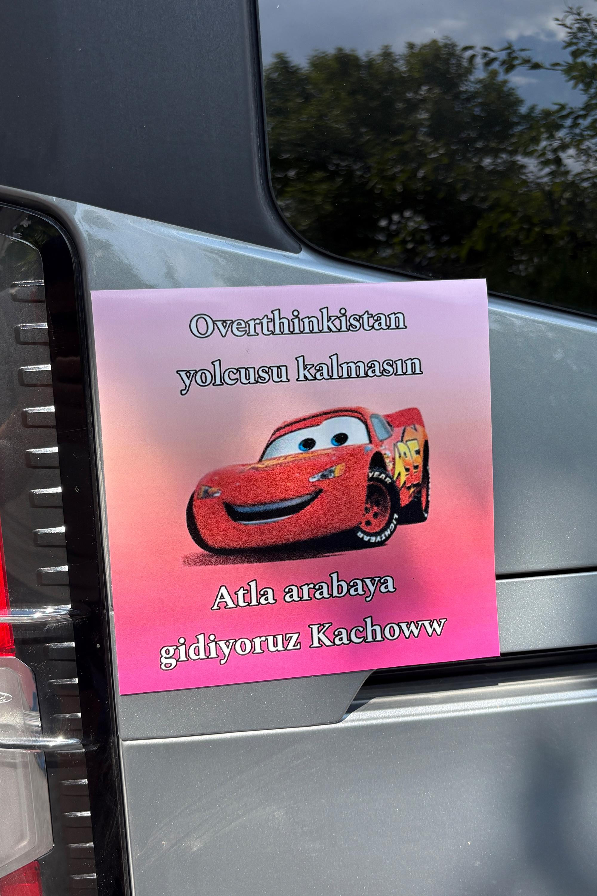 Araba Magneti - Şimşek Mcqueen Overthinkistan