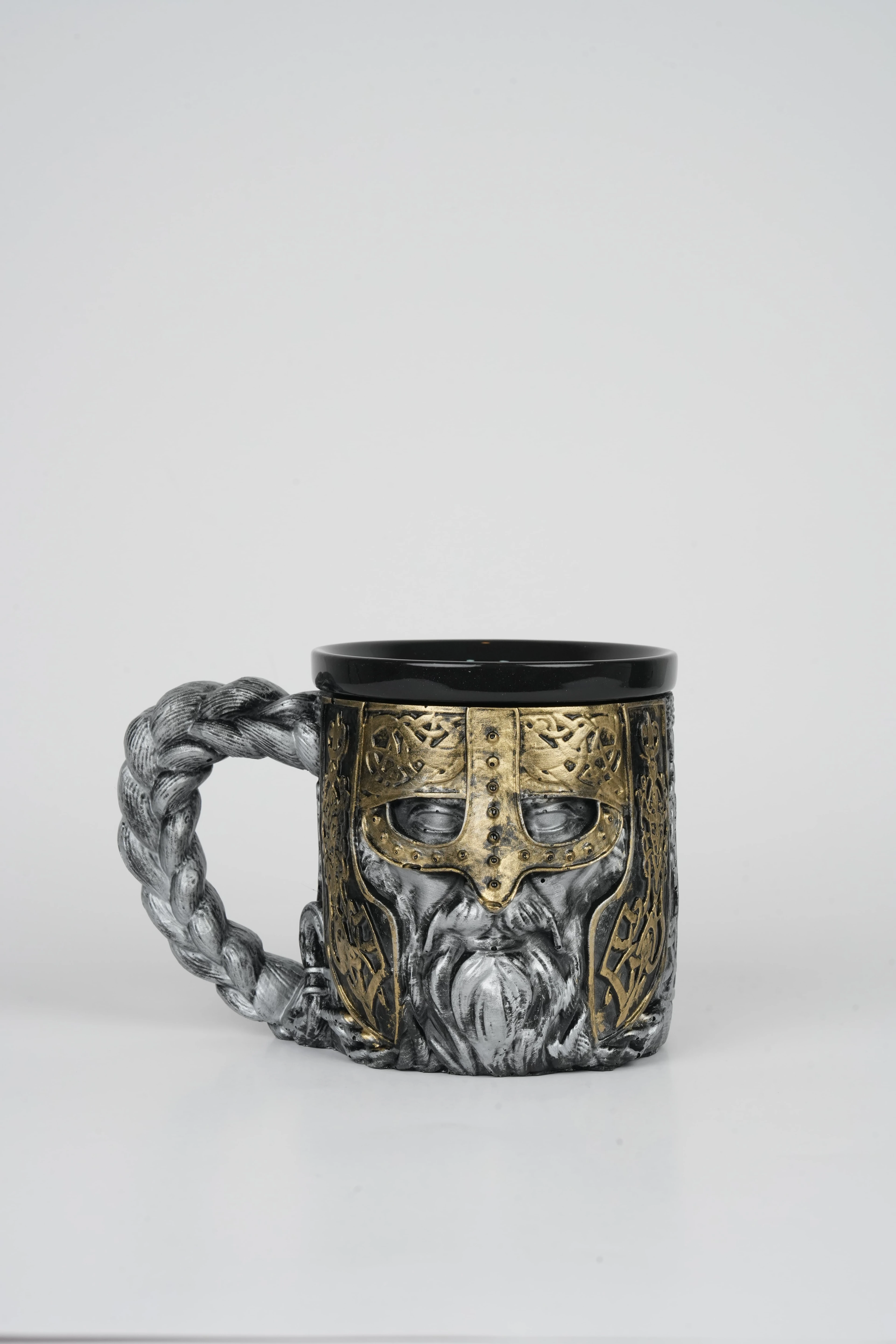 3D Kupa Hediye - Viking Miğferli Savaşcı Kupa, Tasarım Kupa 