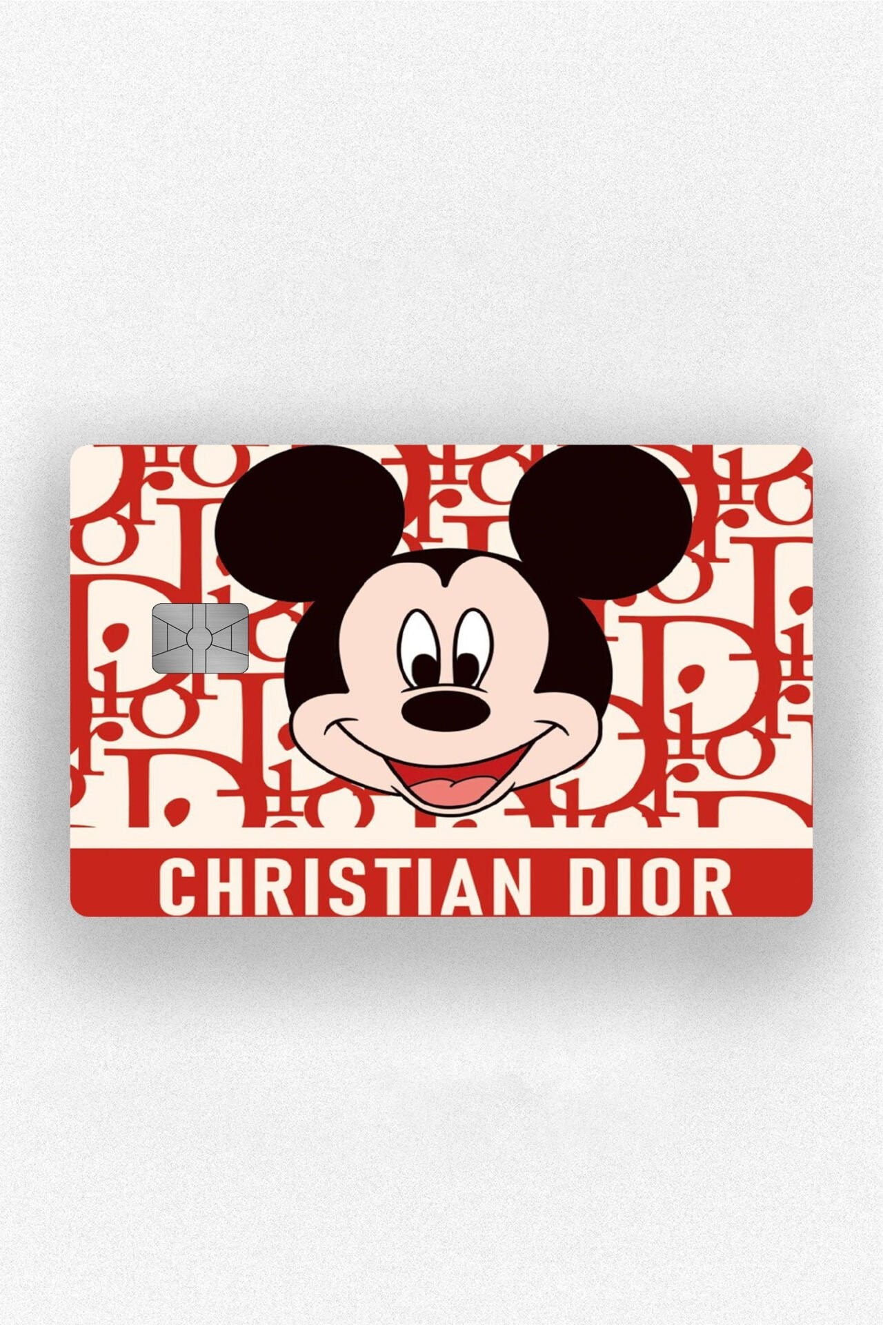 Kart Kaplama Etiketi - Mickey Chrıstıan Dior