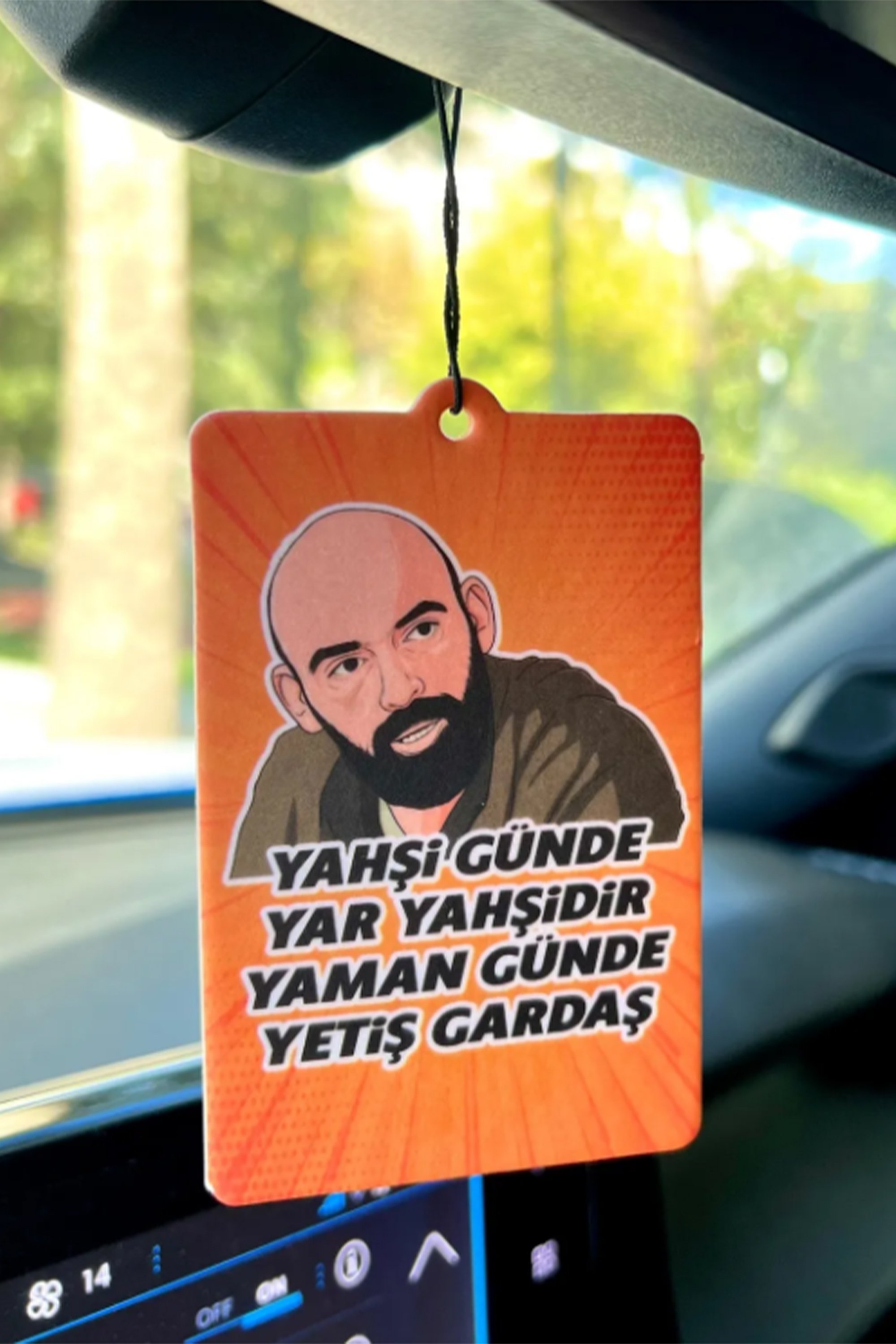 Dekoratif Oto Koku - Yar Yahşı Günde Turuncu