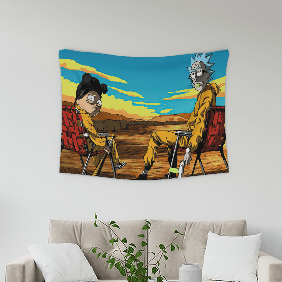 Duvar Halısı - Breaking Rick Morty