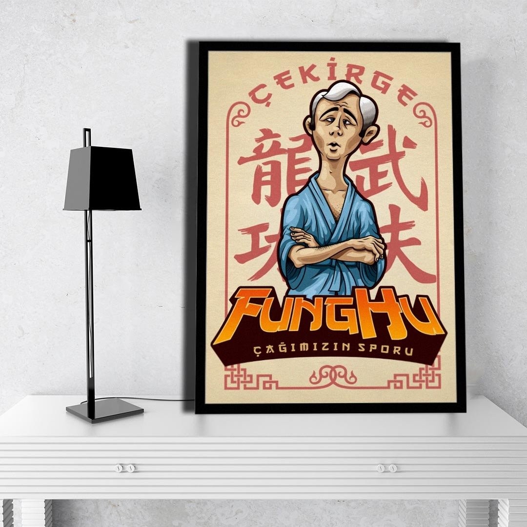 Çekirge Ahşap Poster