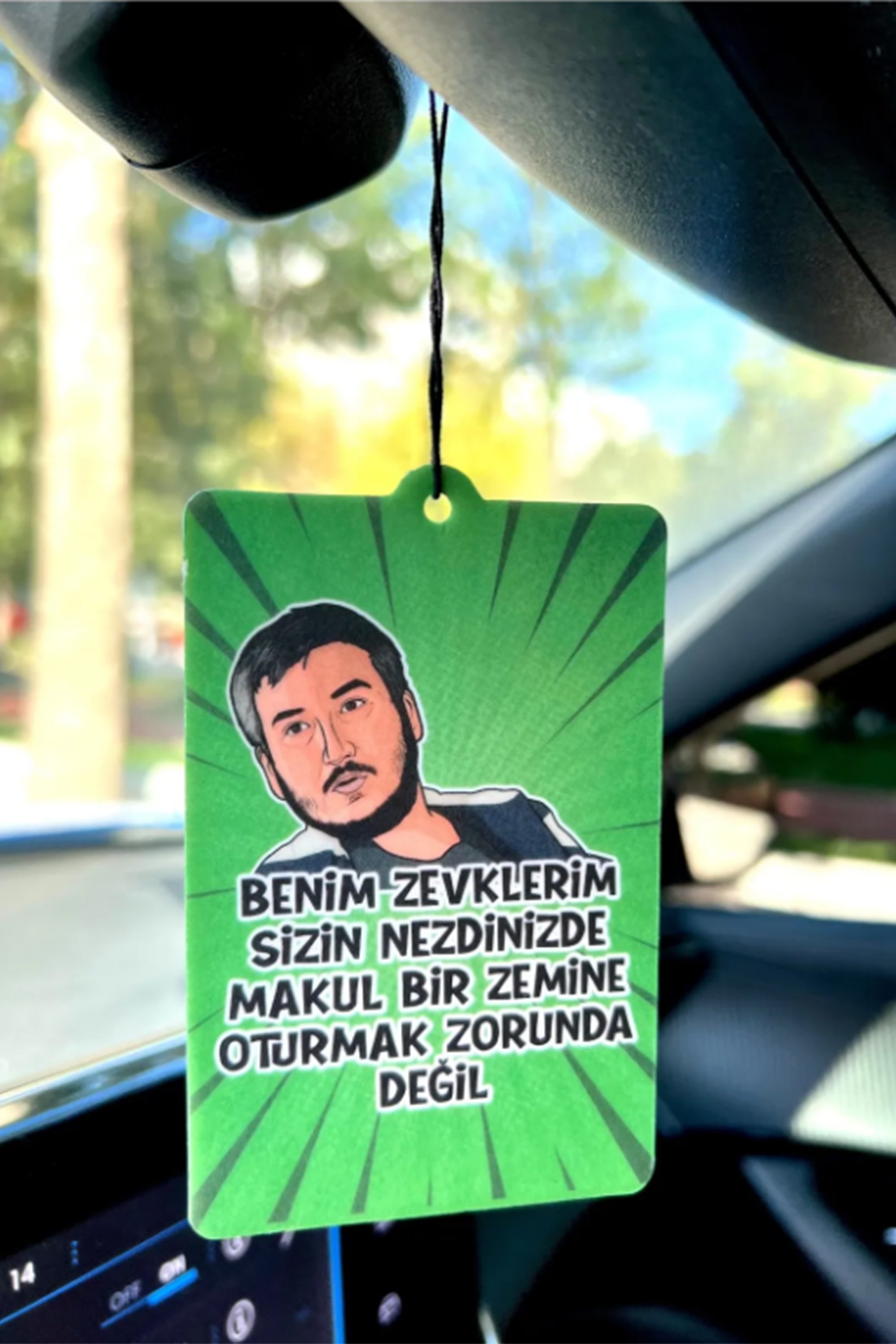 Dekoratif Oto Koku - Benim Zevklerim Yeşil