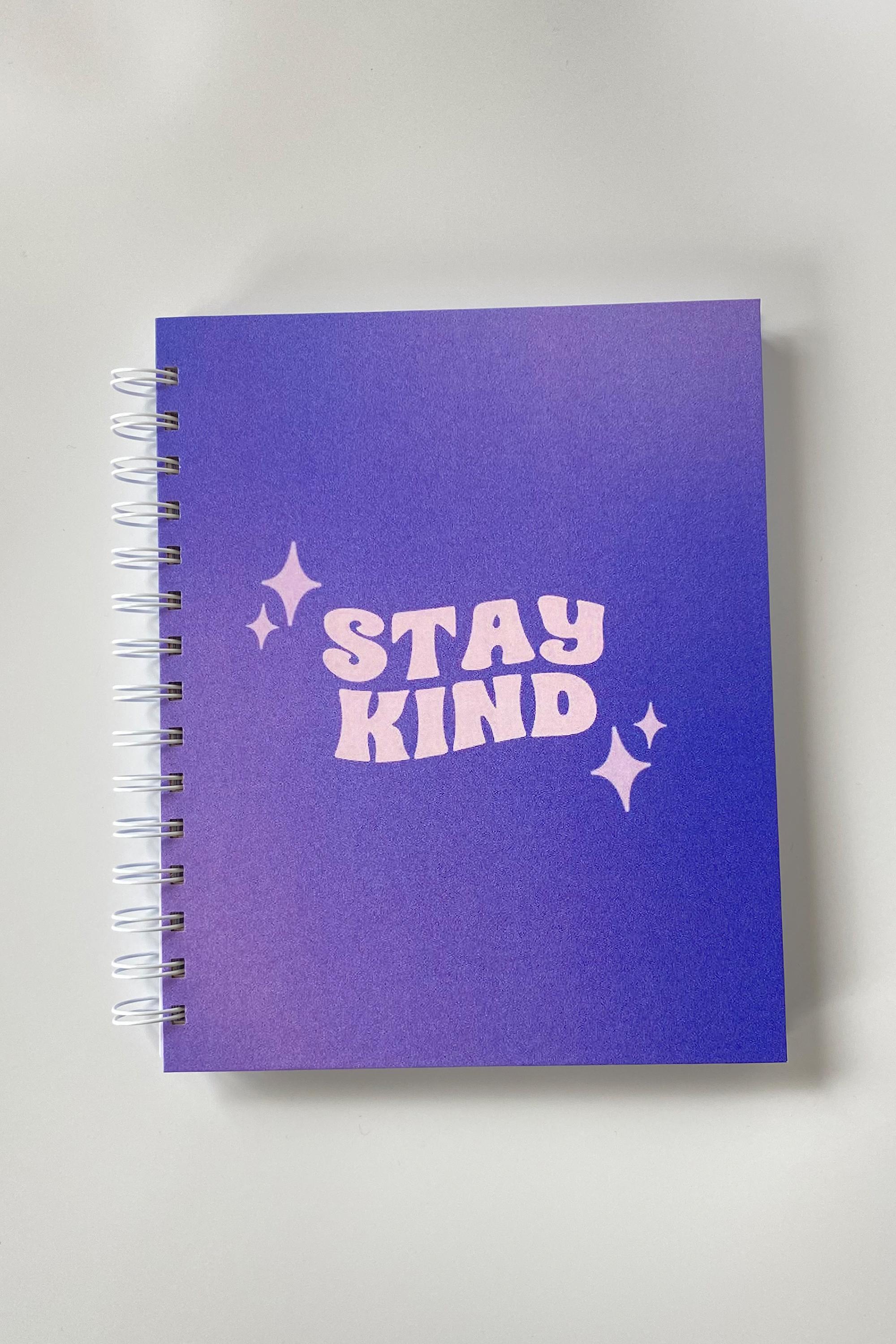 Spiralli Sert Kapak Defter - Stay Kind