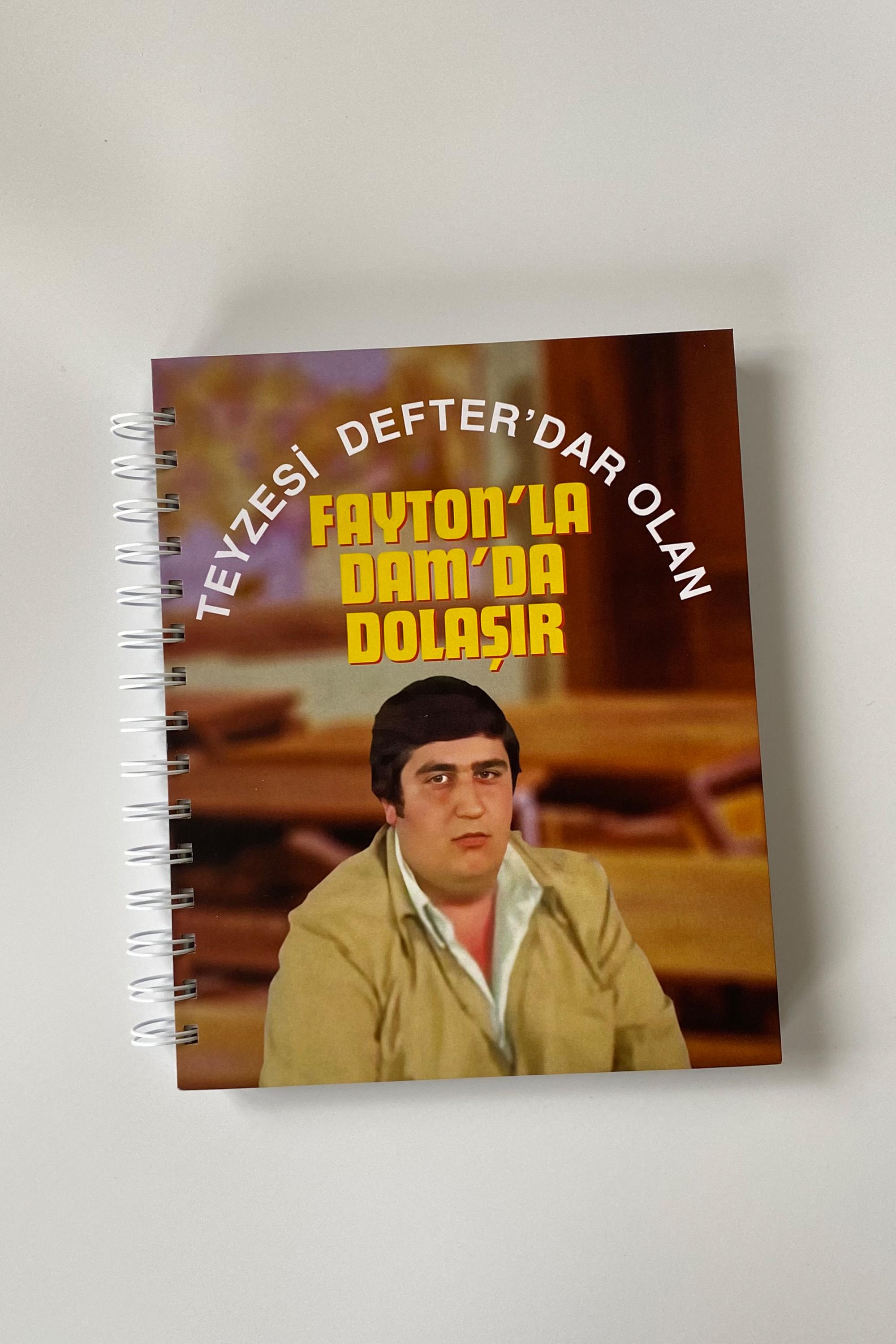 Spiralli Sert Kapak Defter - Teyzesi Defterdar Olan