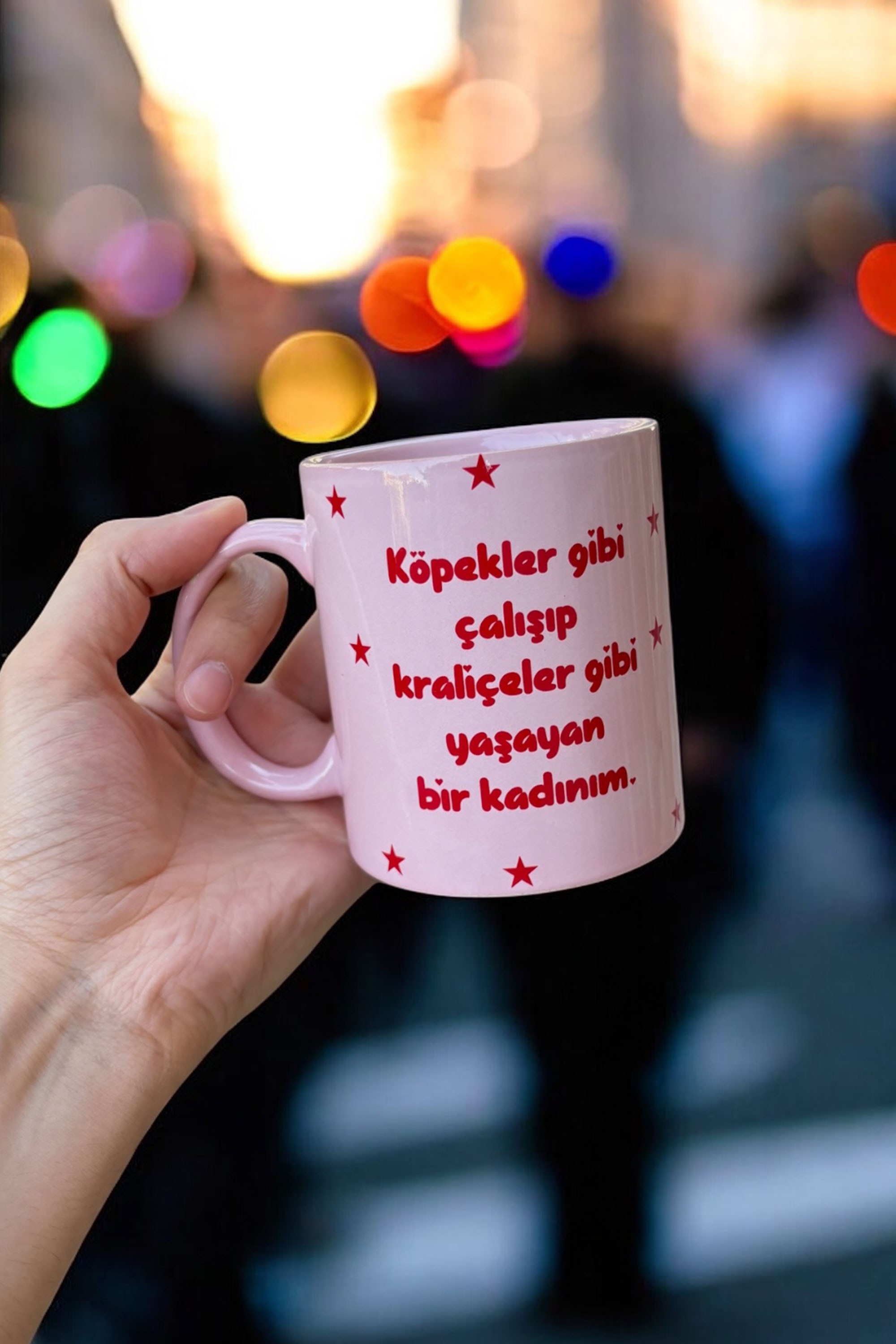 Kupa Bardak Pembe - Kraliçeler Gibi 