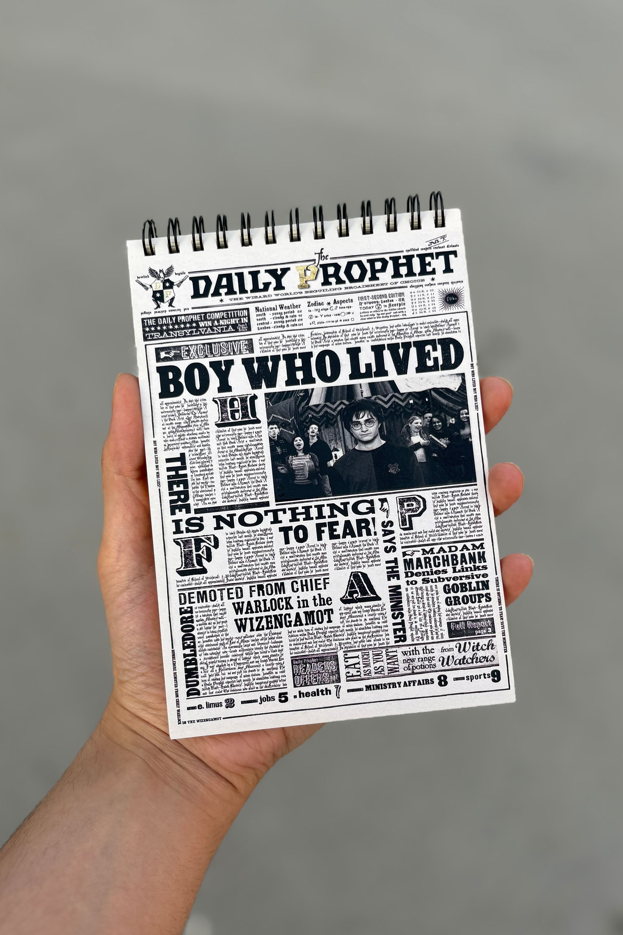Spiralli Defter - HP Boy Who Lıved
