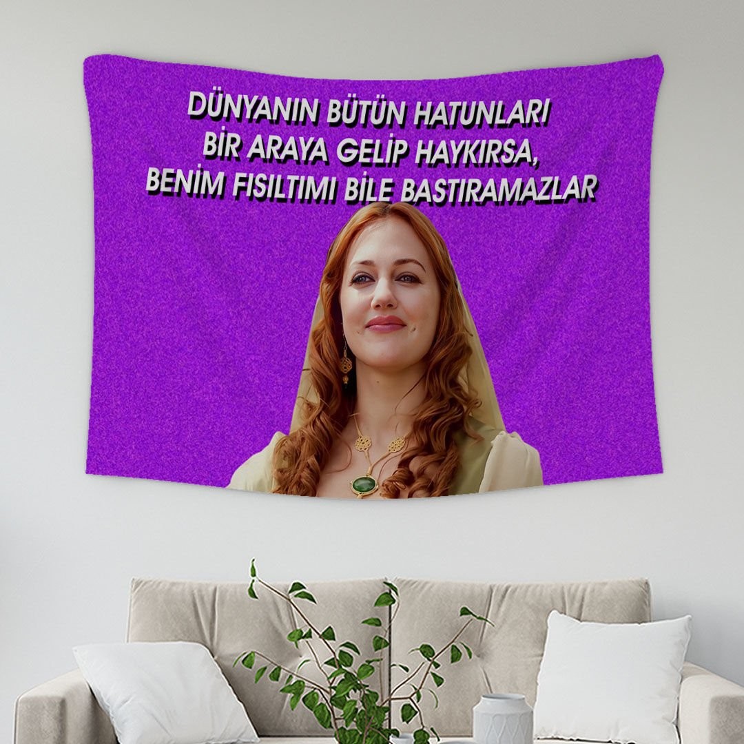 Duvar Halısı - Hürrem Dünyanın Bütün Hatunları