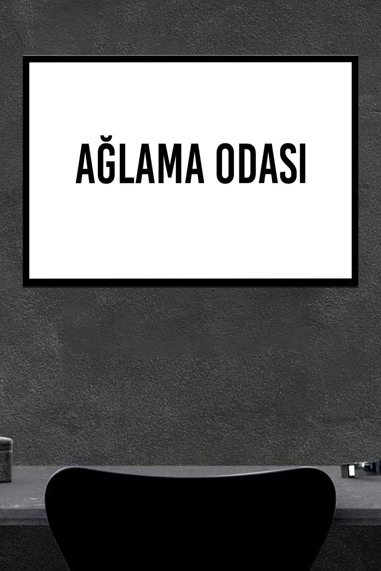 Ağlama Odası Ahşap Poster