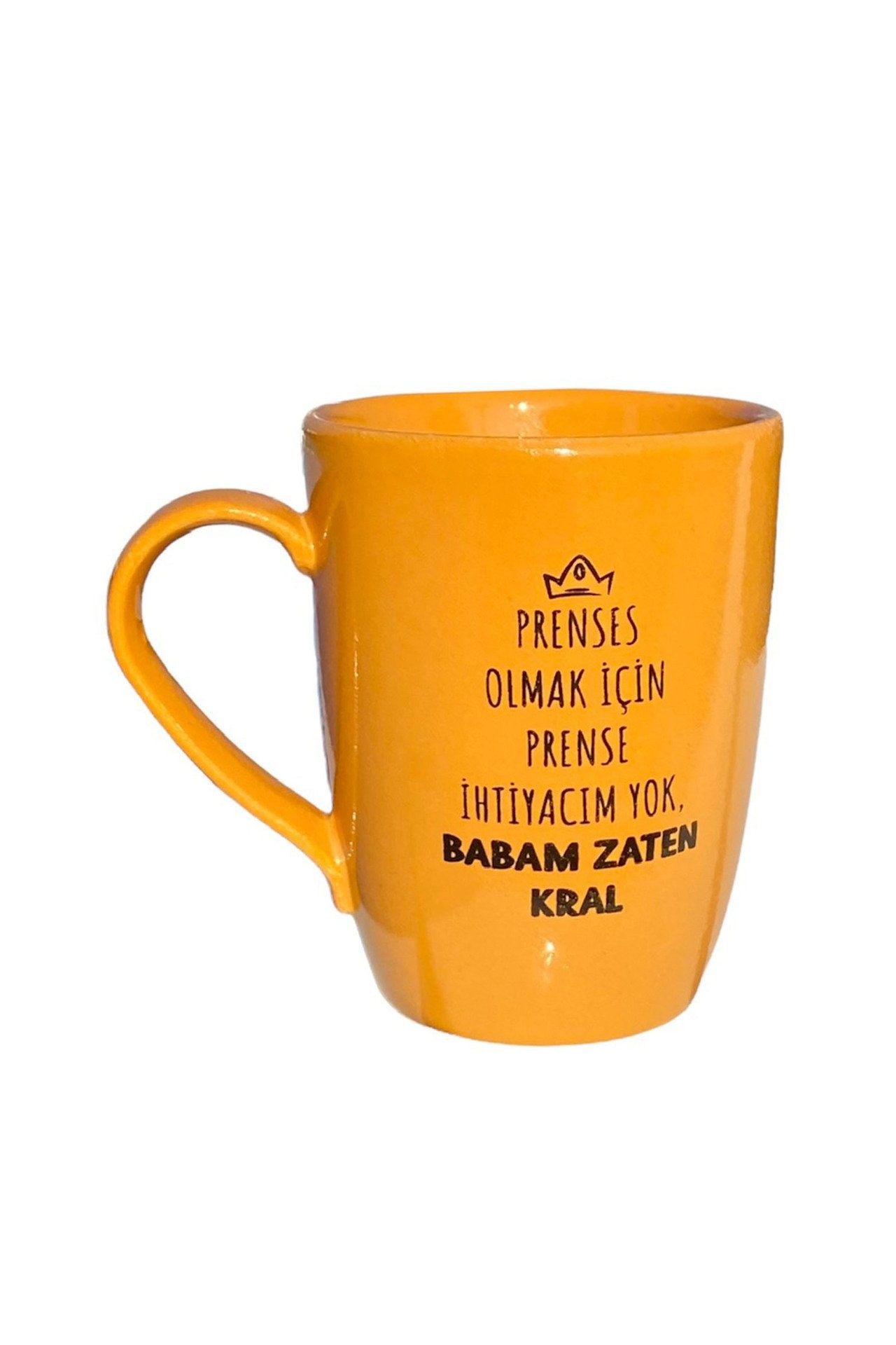 Oval Kupa - Babam Zaten Kral Turuncu