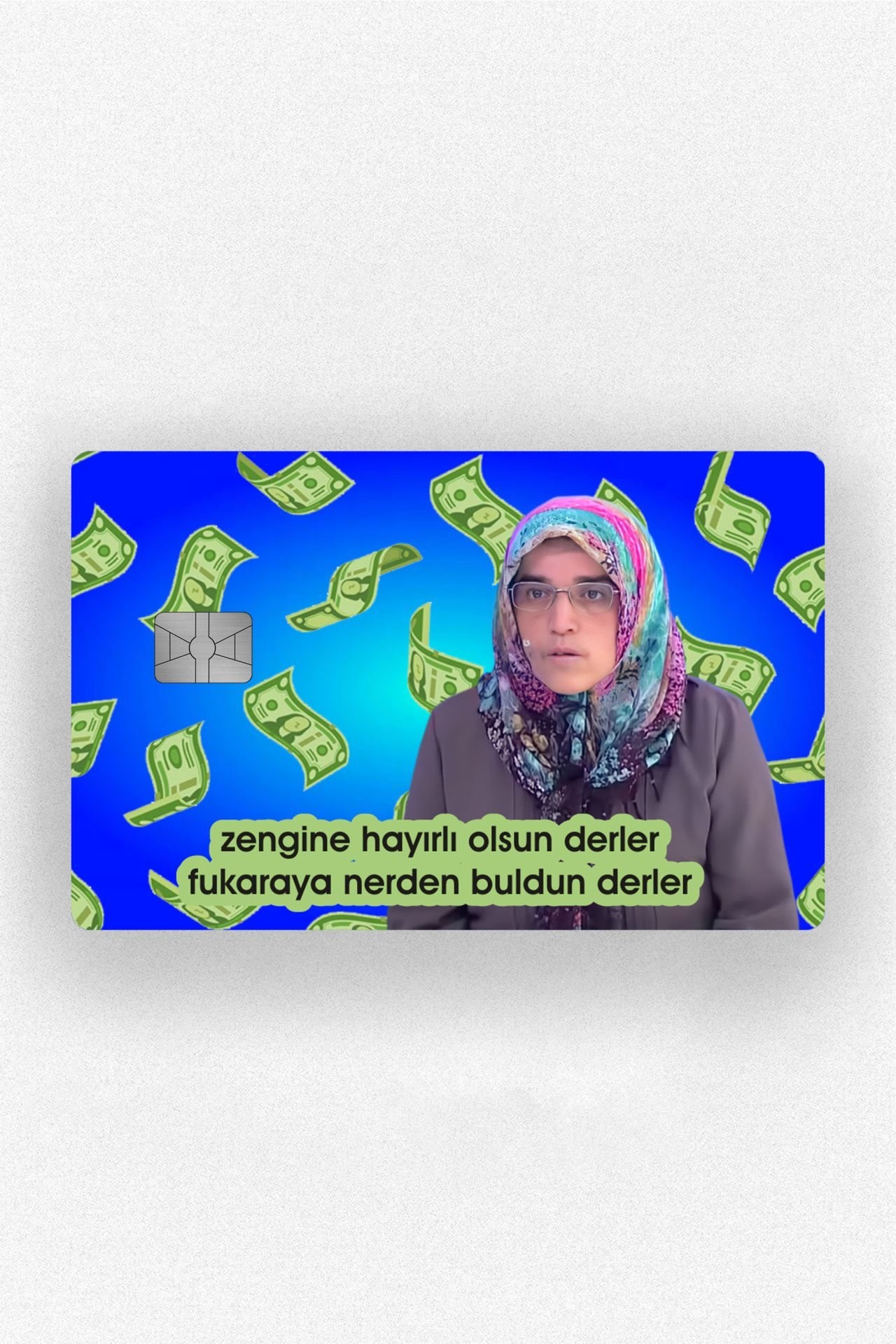 Kart Kaplama Etiketi - Zeynep Ergül Zengine Hayırlı Olsun